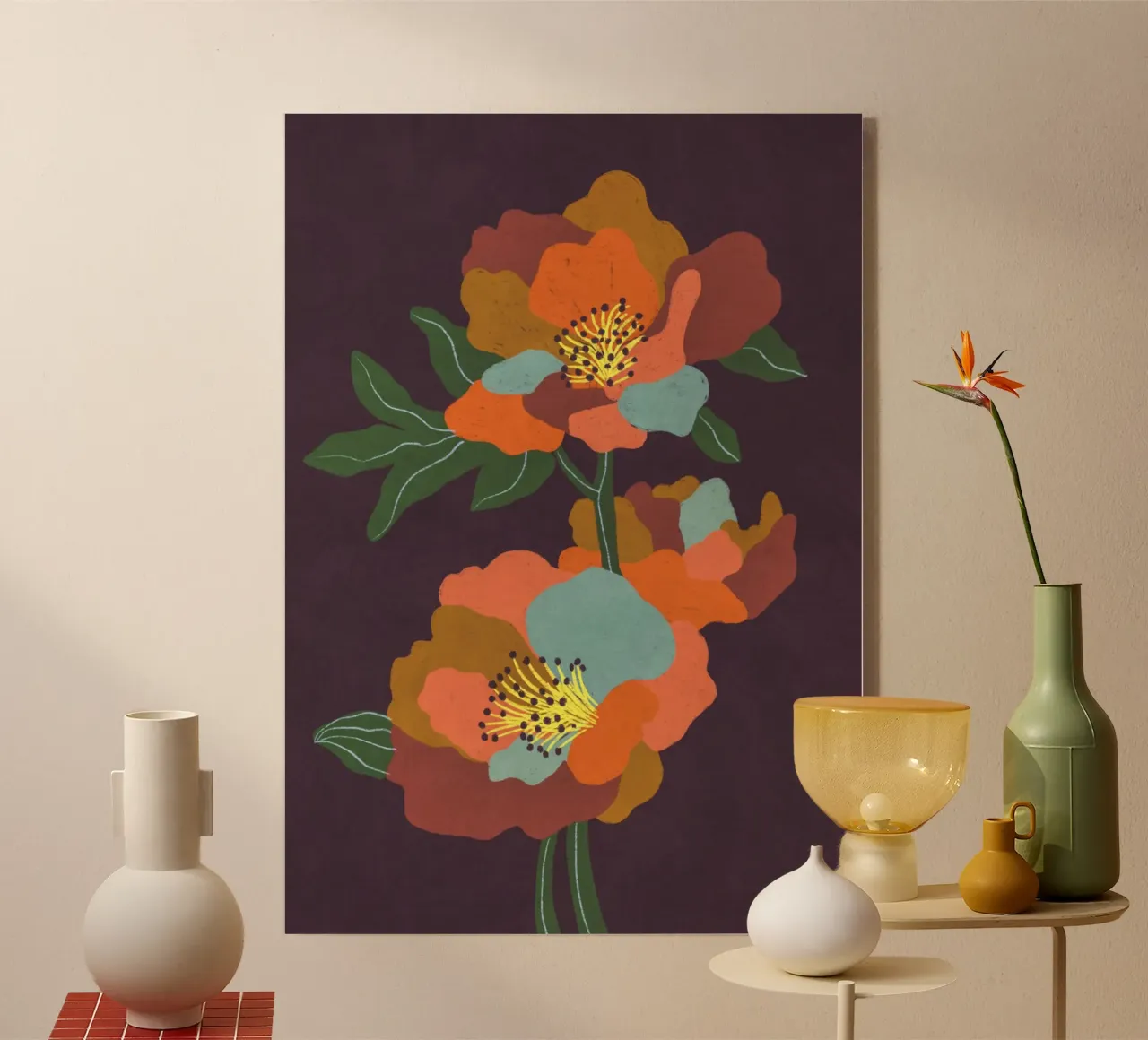 Flowers acryl van GigiRosado