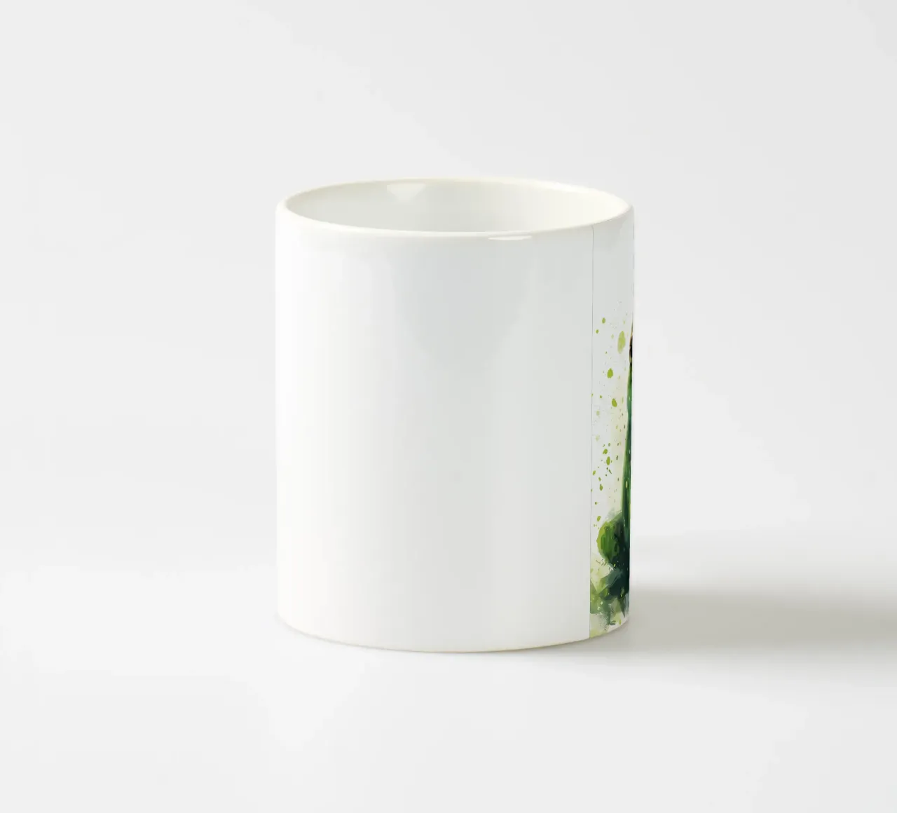 Rana dallo sguardo verde - Acquerello Serenity tazza in ceramica da Manh beo