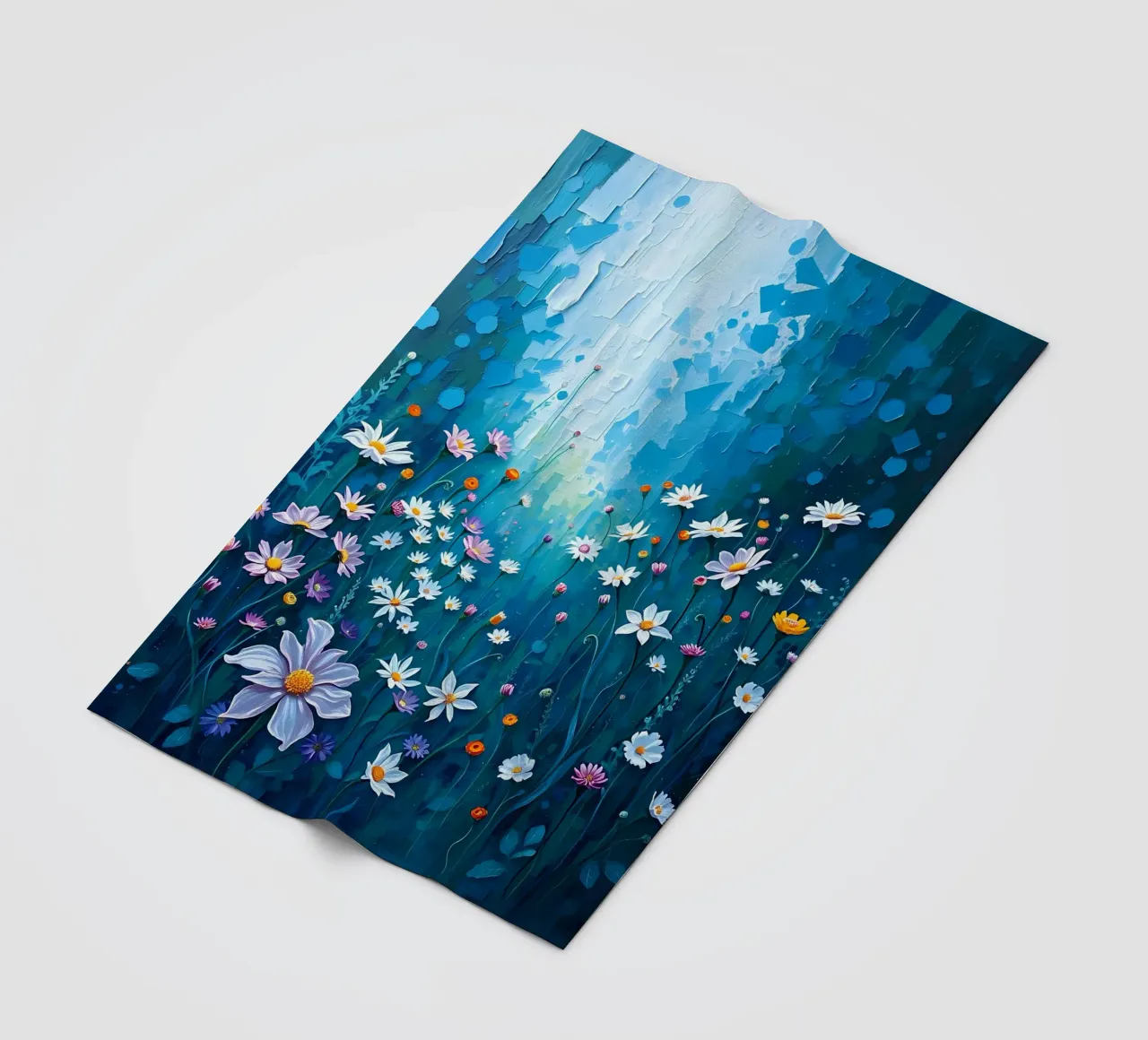 Daisy Dreamscape coperta in pile da Artistic-shop