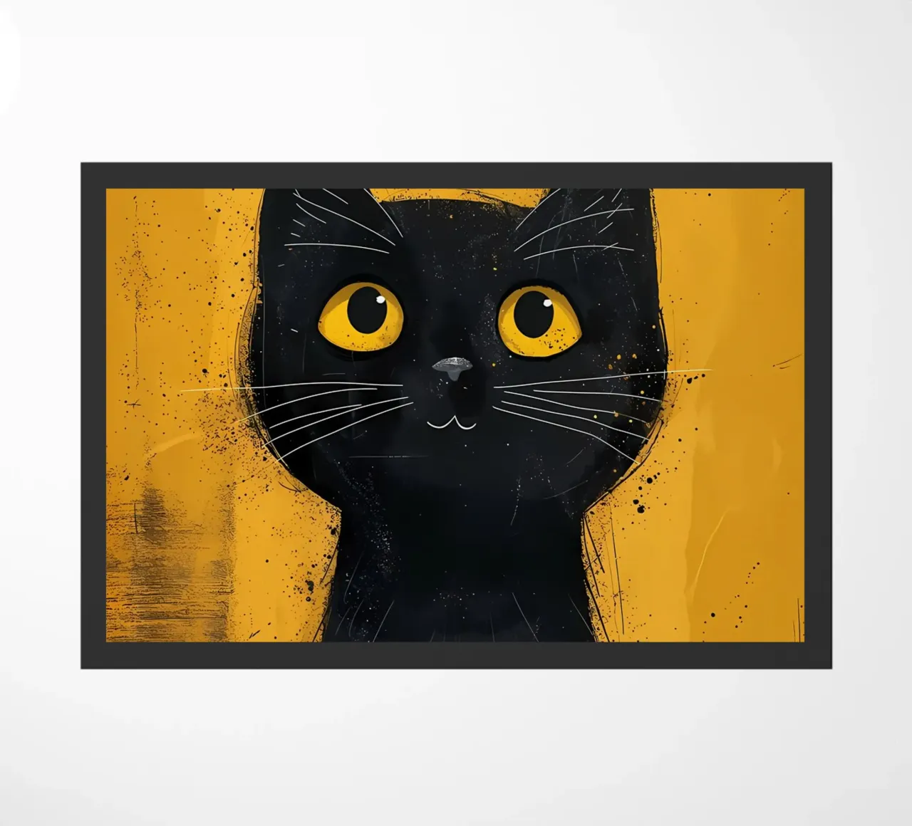Gatto nero mistico zerbino da Manh beo