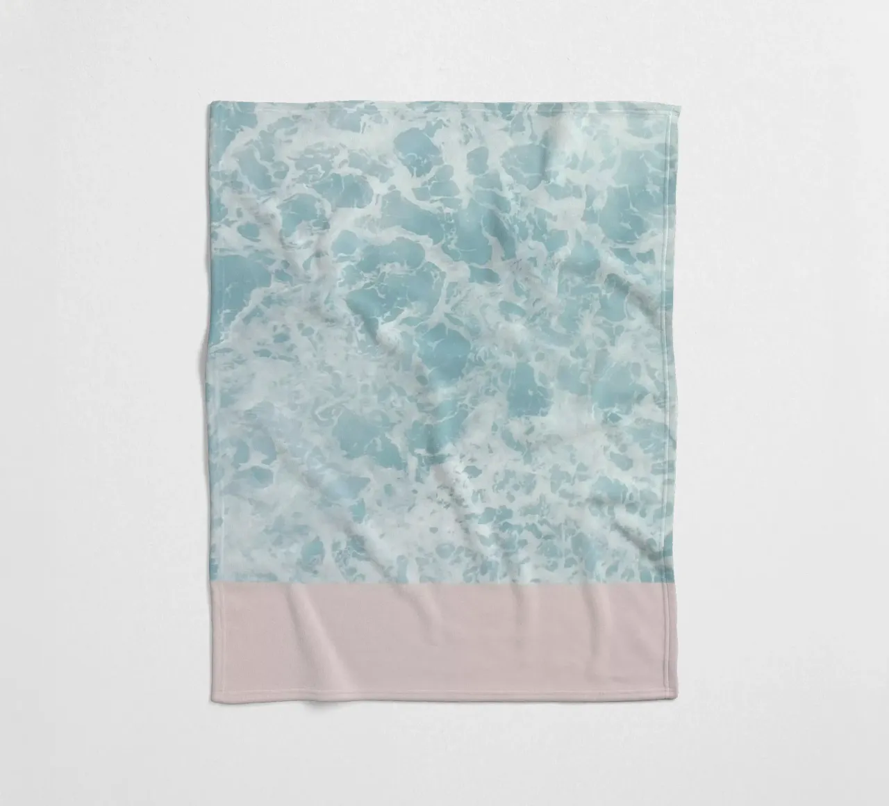 Pink on the Sea coperta in pile da cafelab