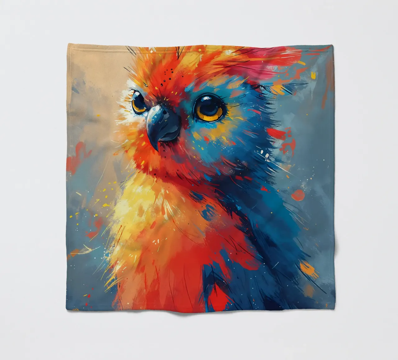 Parrot Palette coperta in pile da Manh beo