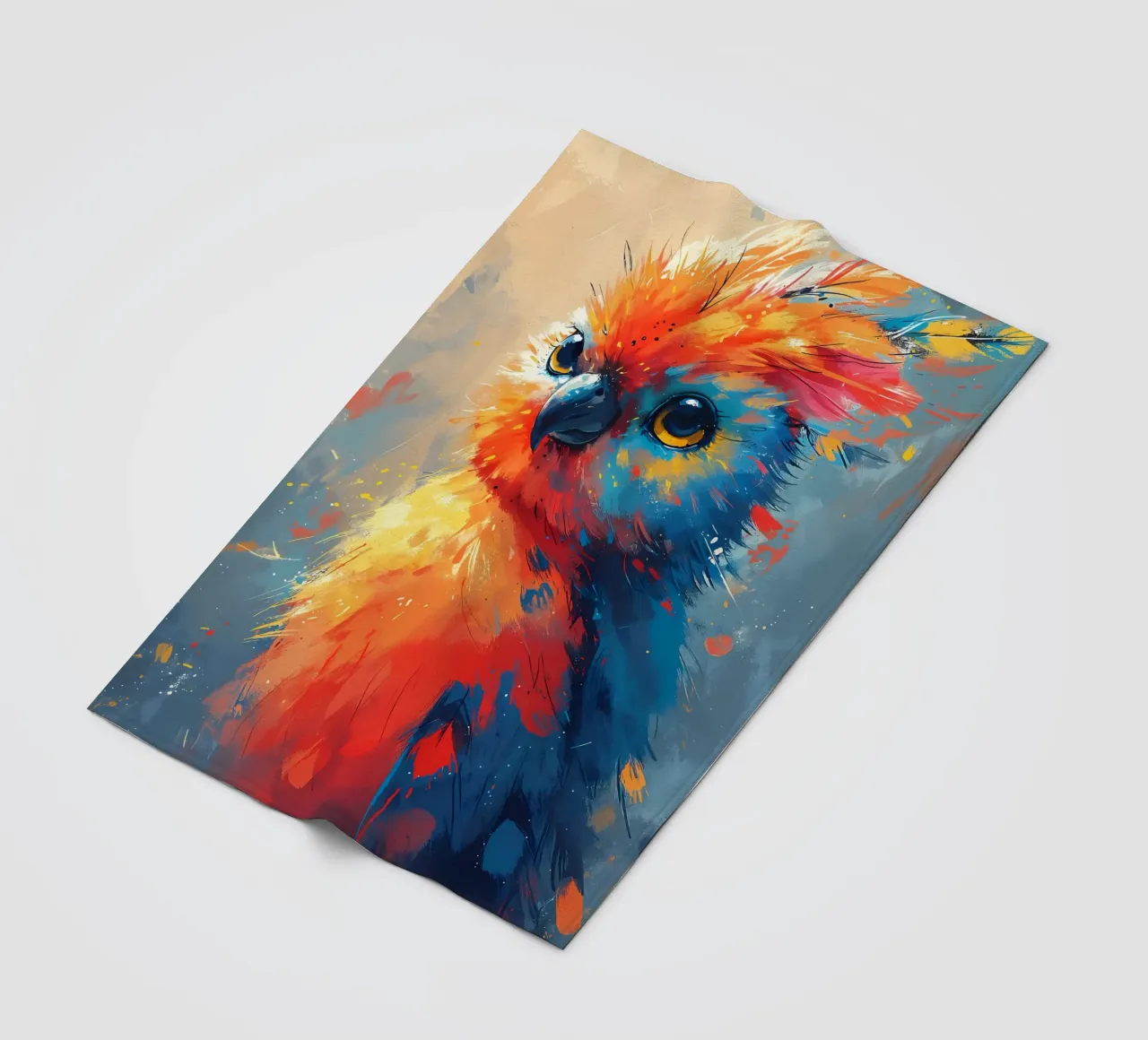 Parrot Palette coperta in pile da Manh beo