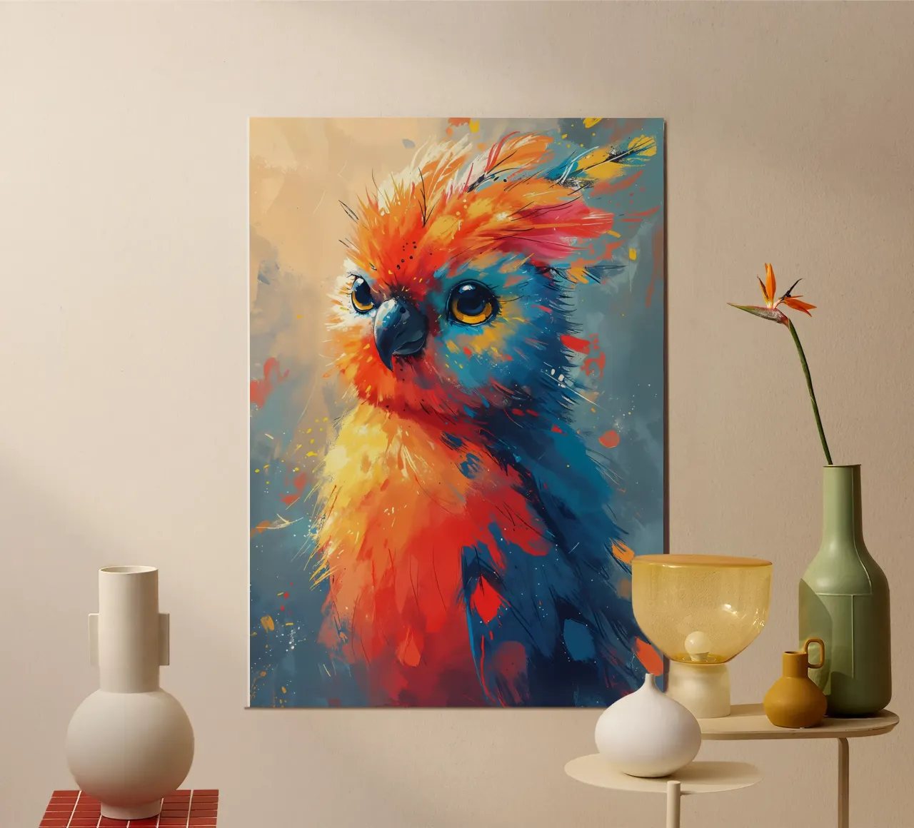 Parrot Palette poster da Manh beo
