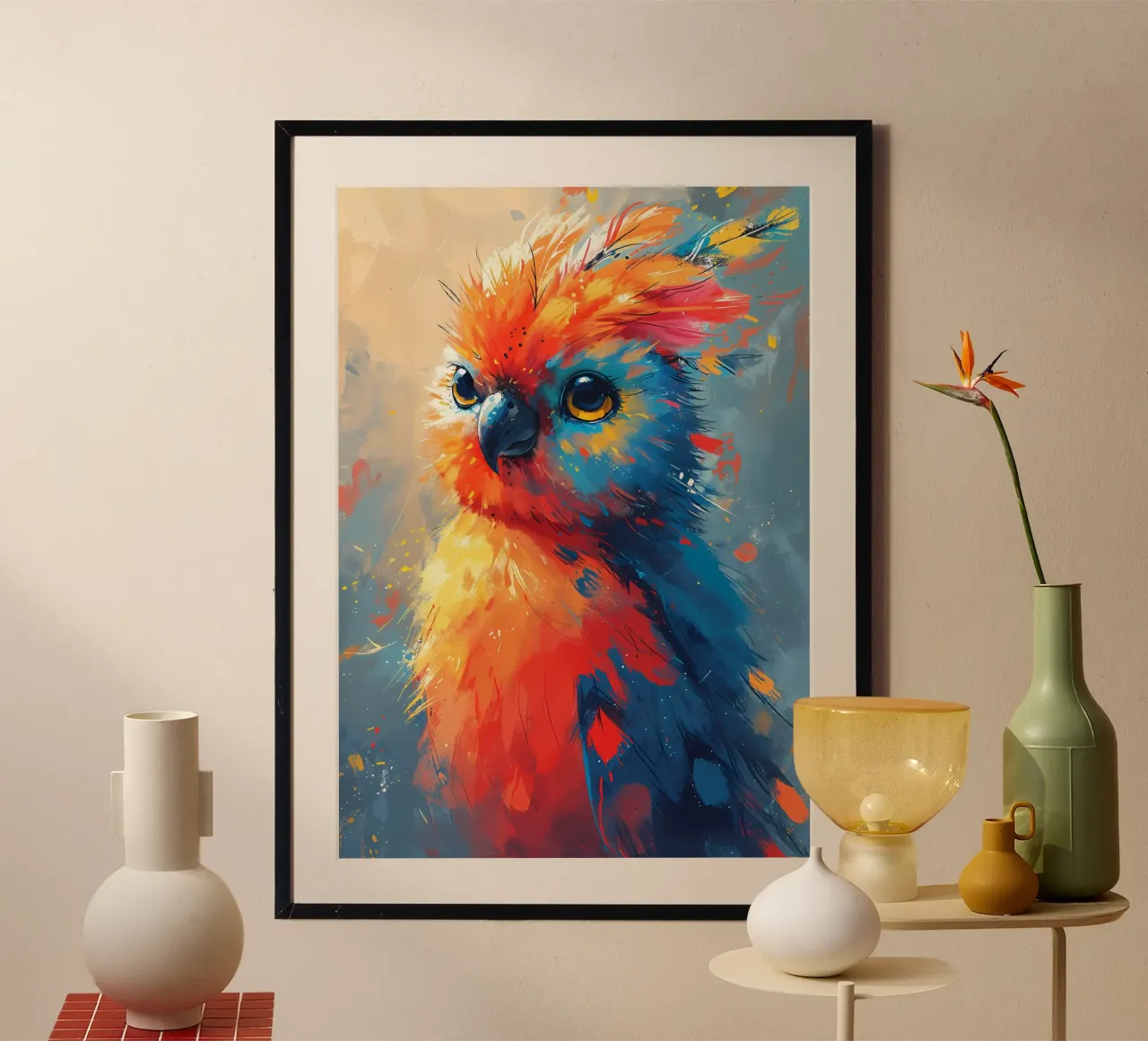 Parrot Palette poster da Manh beo