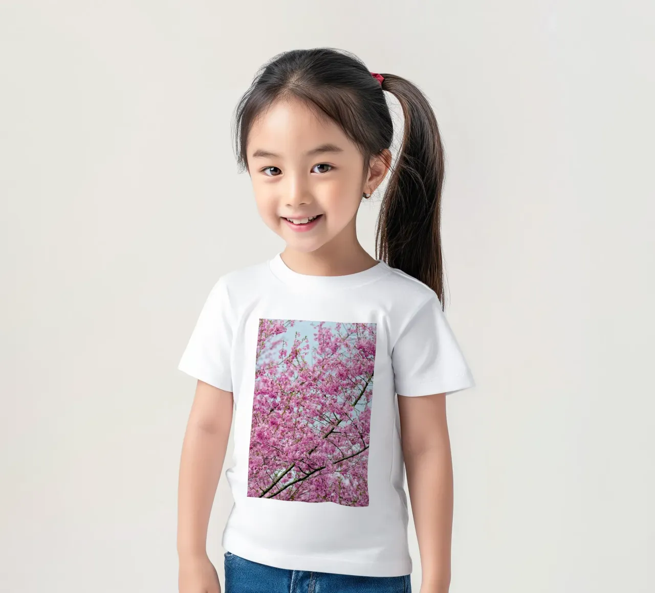 Pink Blossom t-shirt bambini da Curious Collections by Marielle Leenders