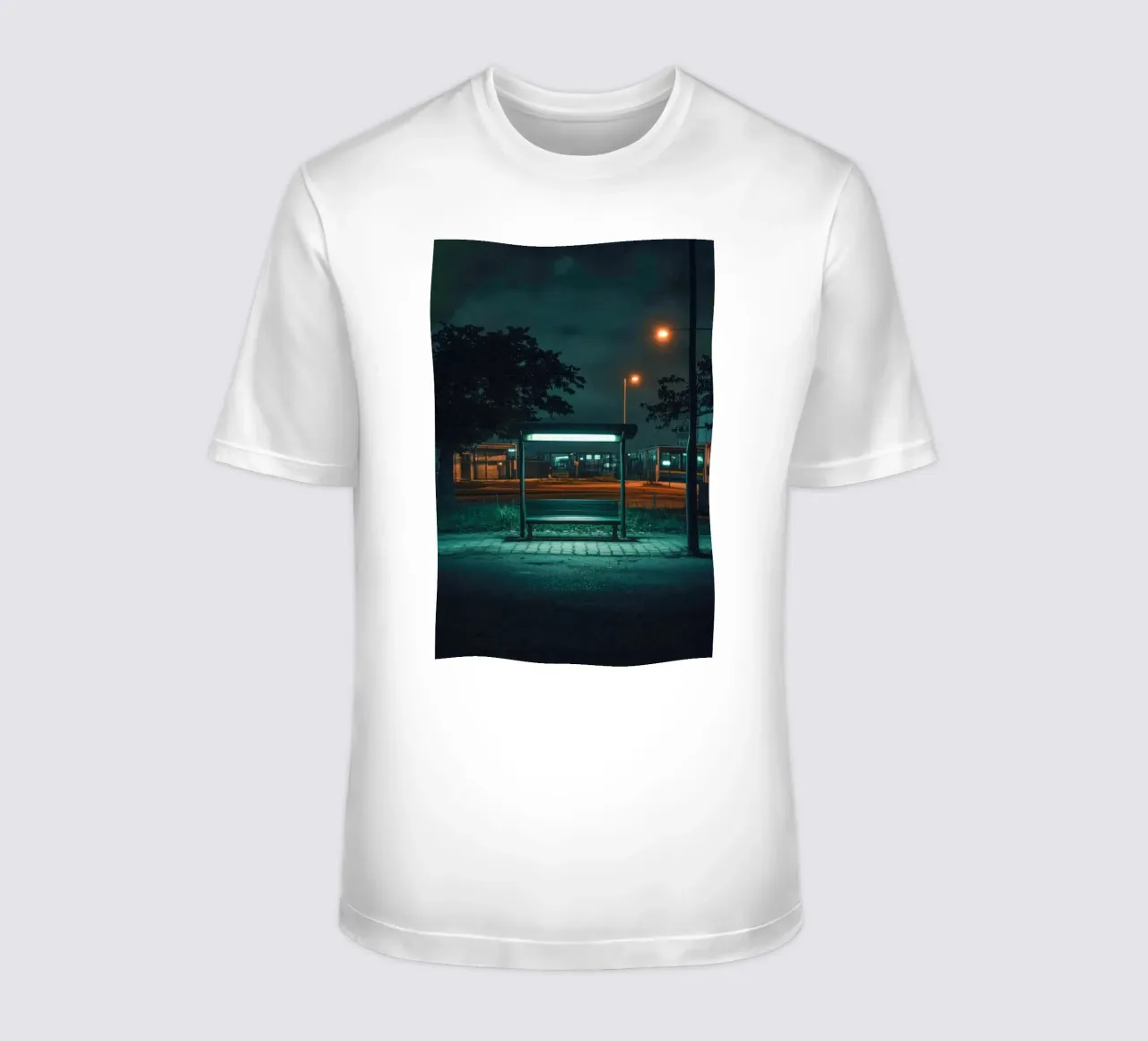 Silent Waiting in Hanoi t-shirt by By Night