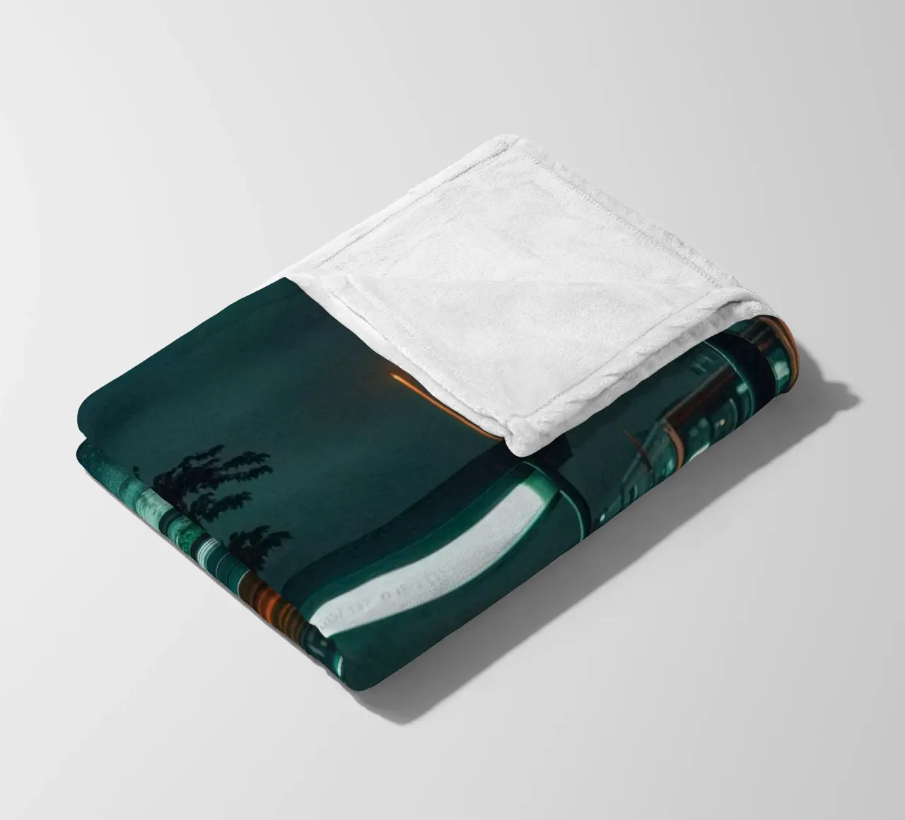 Silent Waiting in Hanoi fleece blanket by By Night