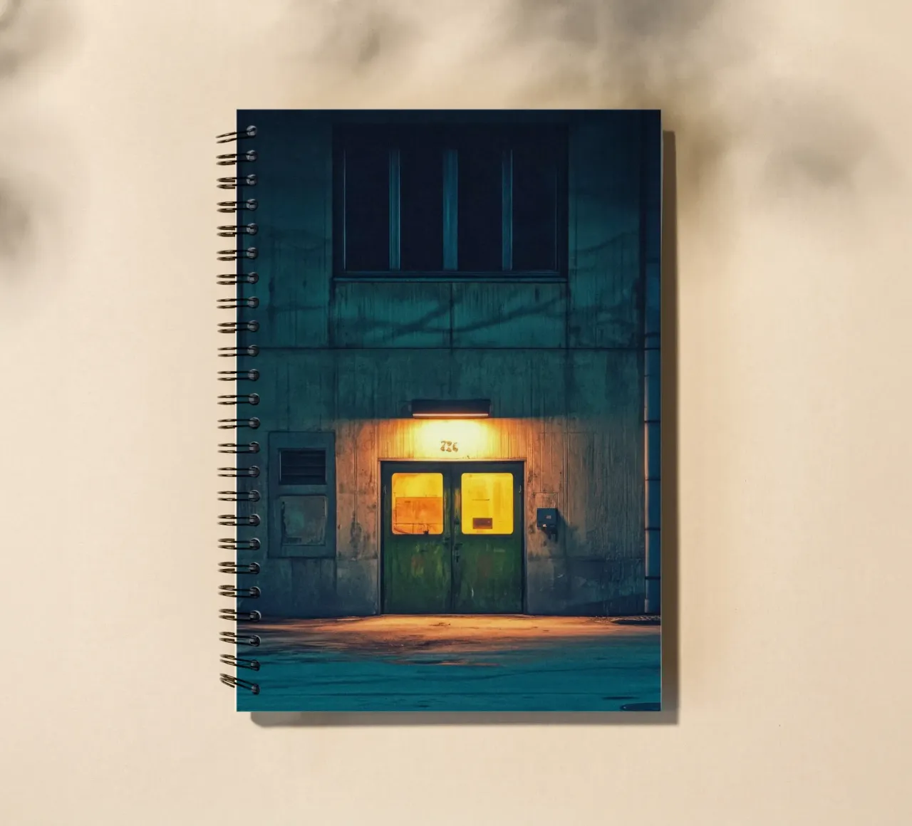 Hanoi's Illuminated Gate spiral notebook by By Night