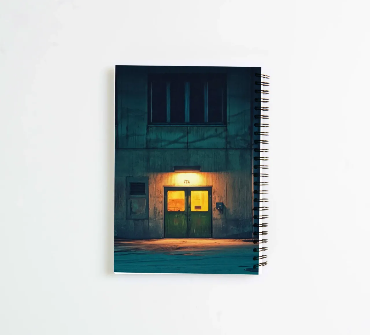 Hanoi's Illuminated Gate spiral notebook by By Night