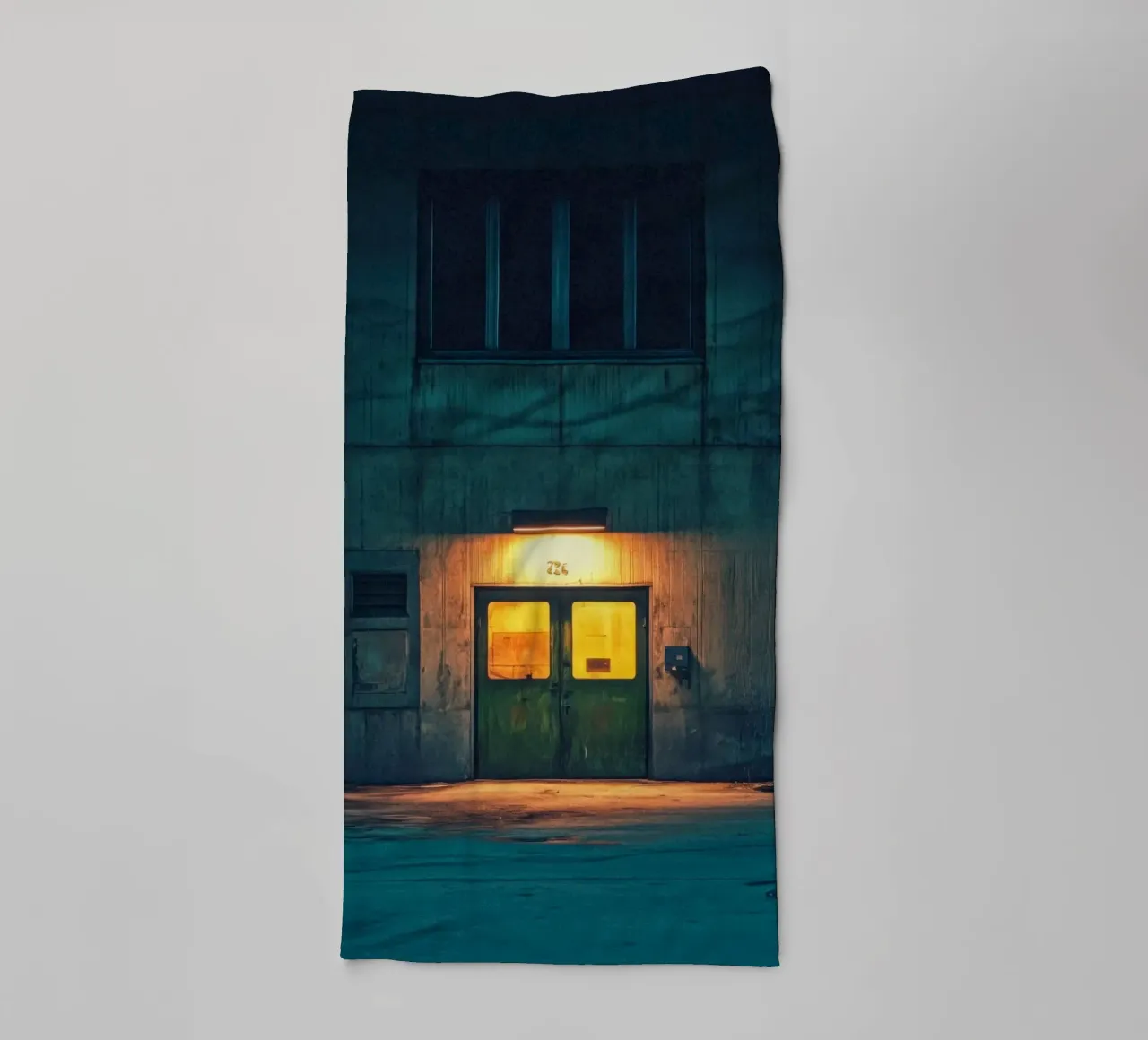 Hanoi's Illuminated Gate towel by By Night