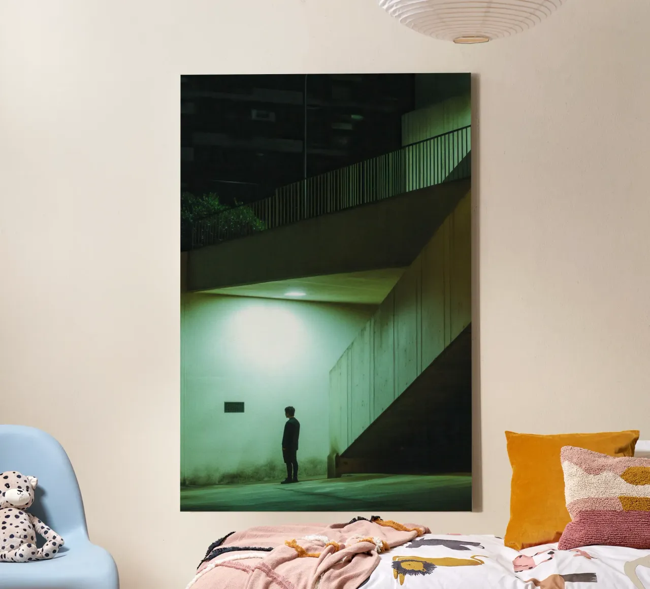 De bewaker van de schaduwen in Hanoi canvas van By Night