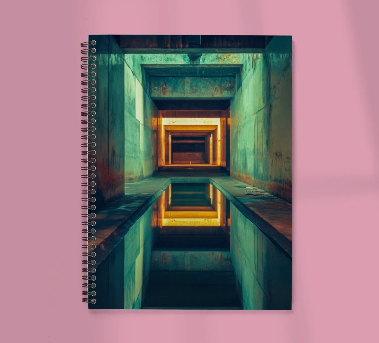 The Infinite of Kathmandu: Journey through a visual labyrinth spiral notebook by By Night