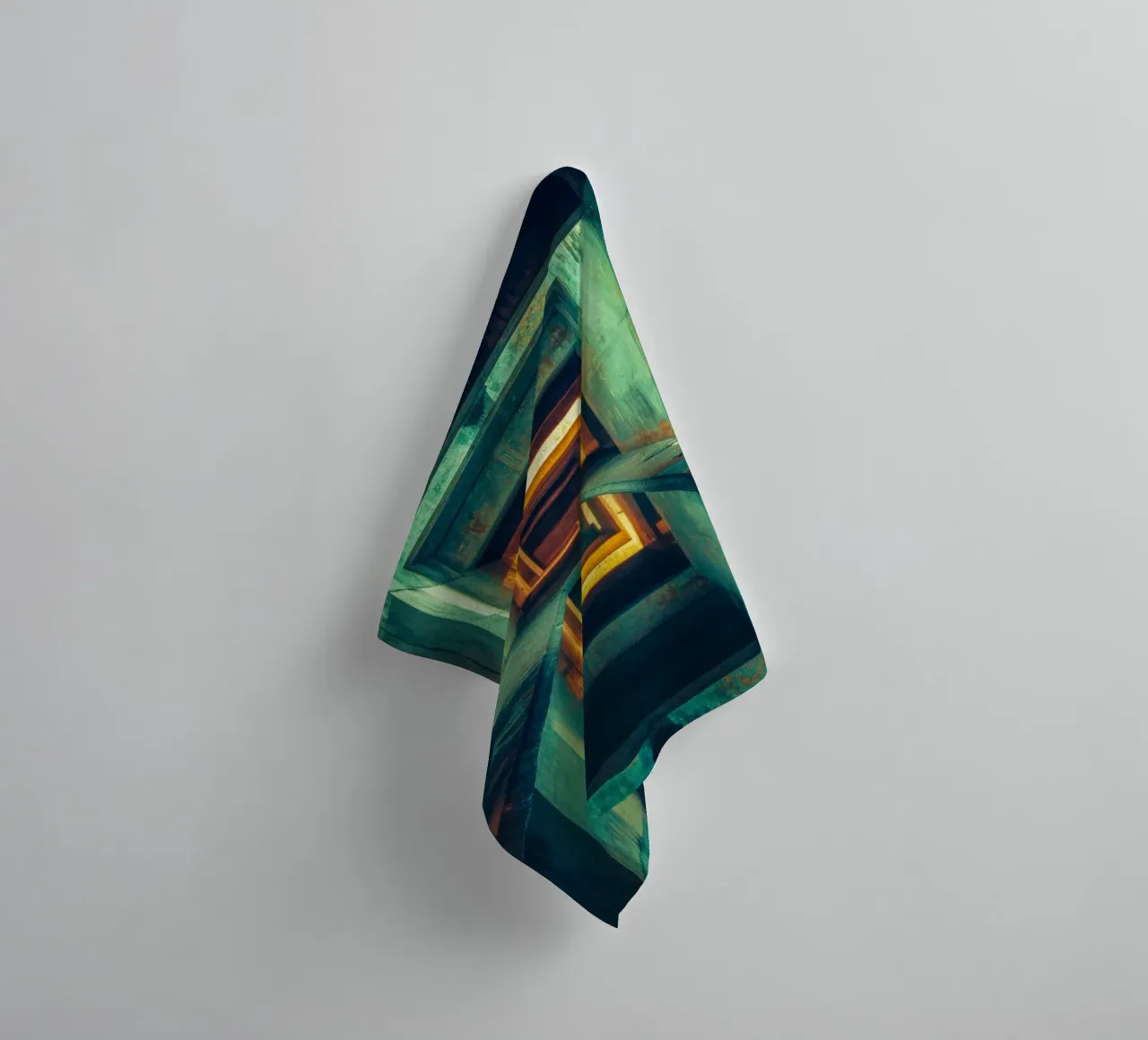 The Infinite of Kathmandu: Journey through a visual labyrinth towel by By Night