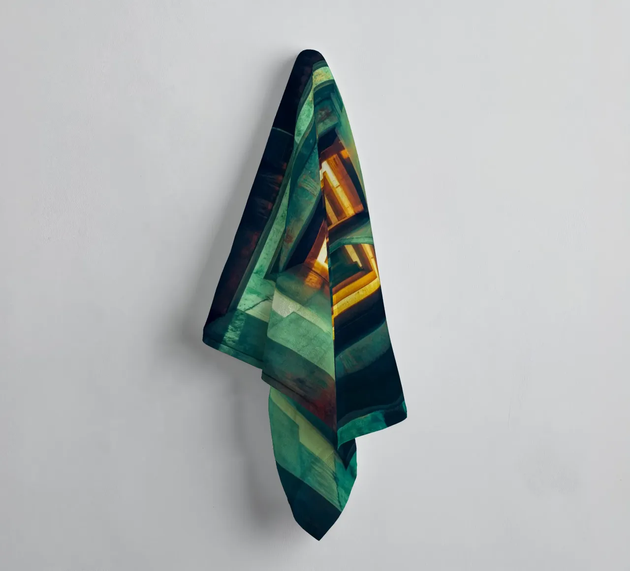 The Infinite of Kathmandu: Journey through a visual labyrinth towel by By Night