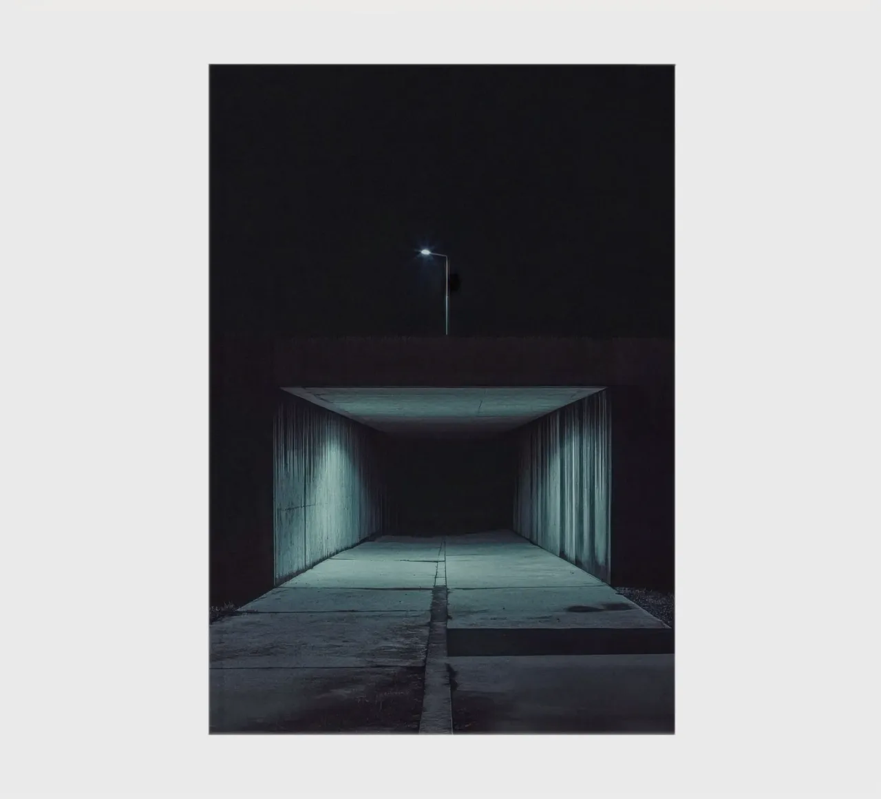 Dark Kathmandu: The charm of a tunnel under the moon notebook by By Night