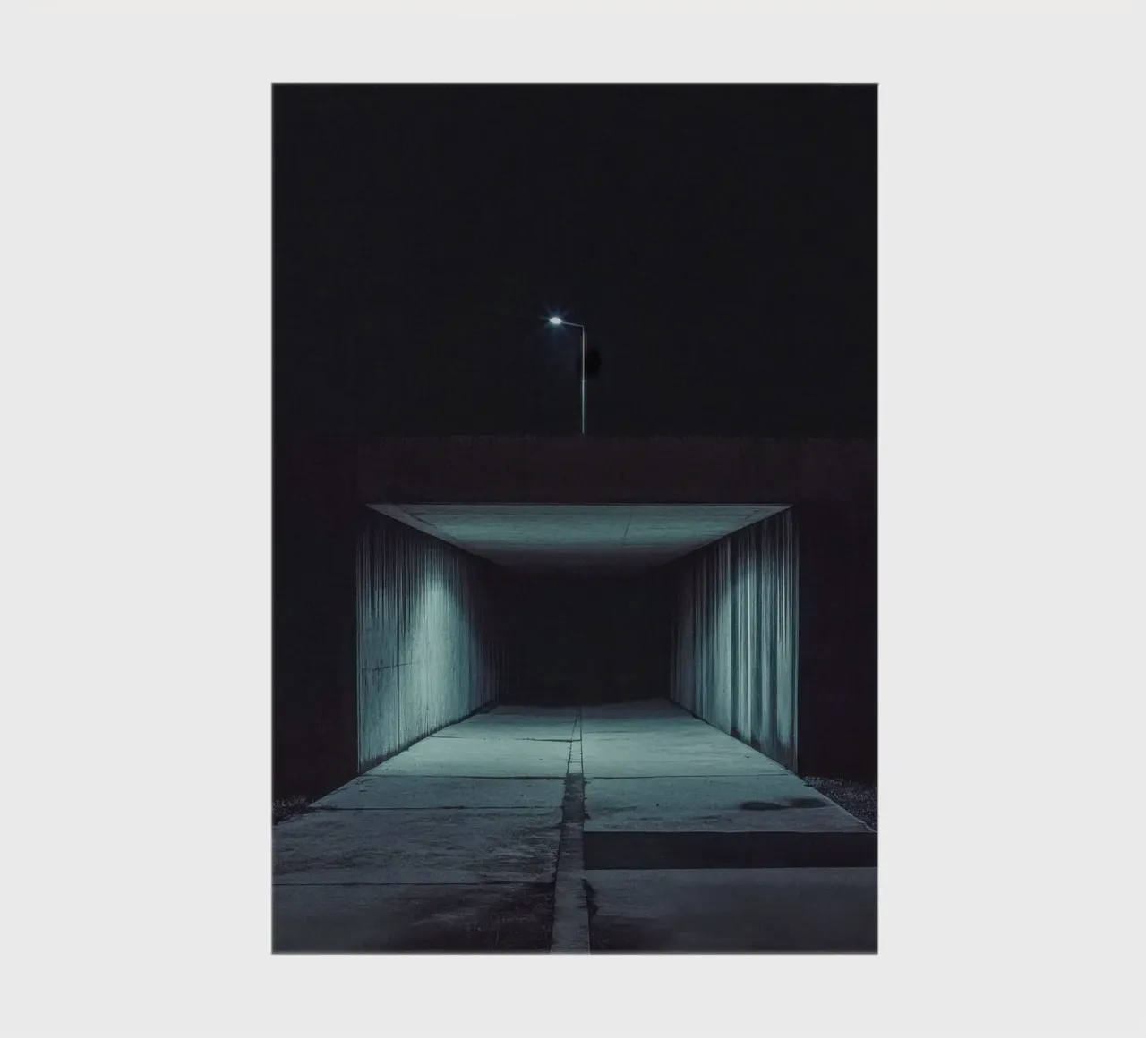 Dark Kathmandu: The charm of a tunnel under the moon notebook by By Night
