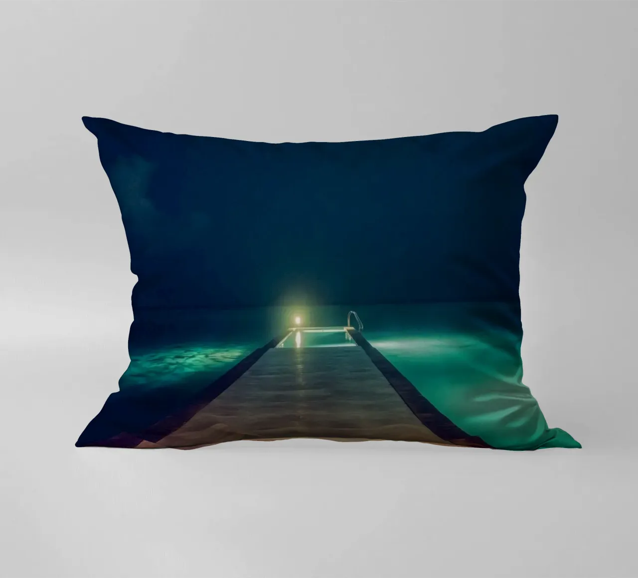 Immersioni nel silenzio - Maldive notturne cuscino da By Night