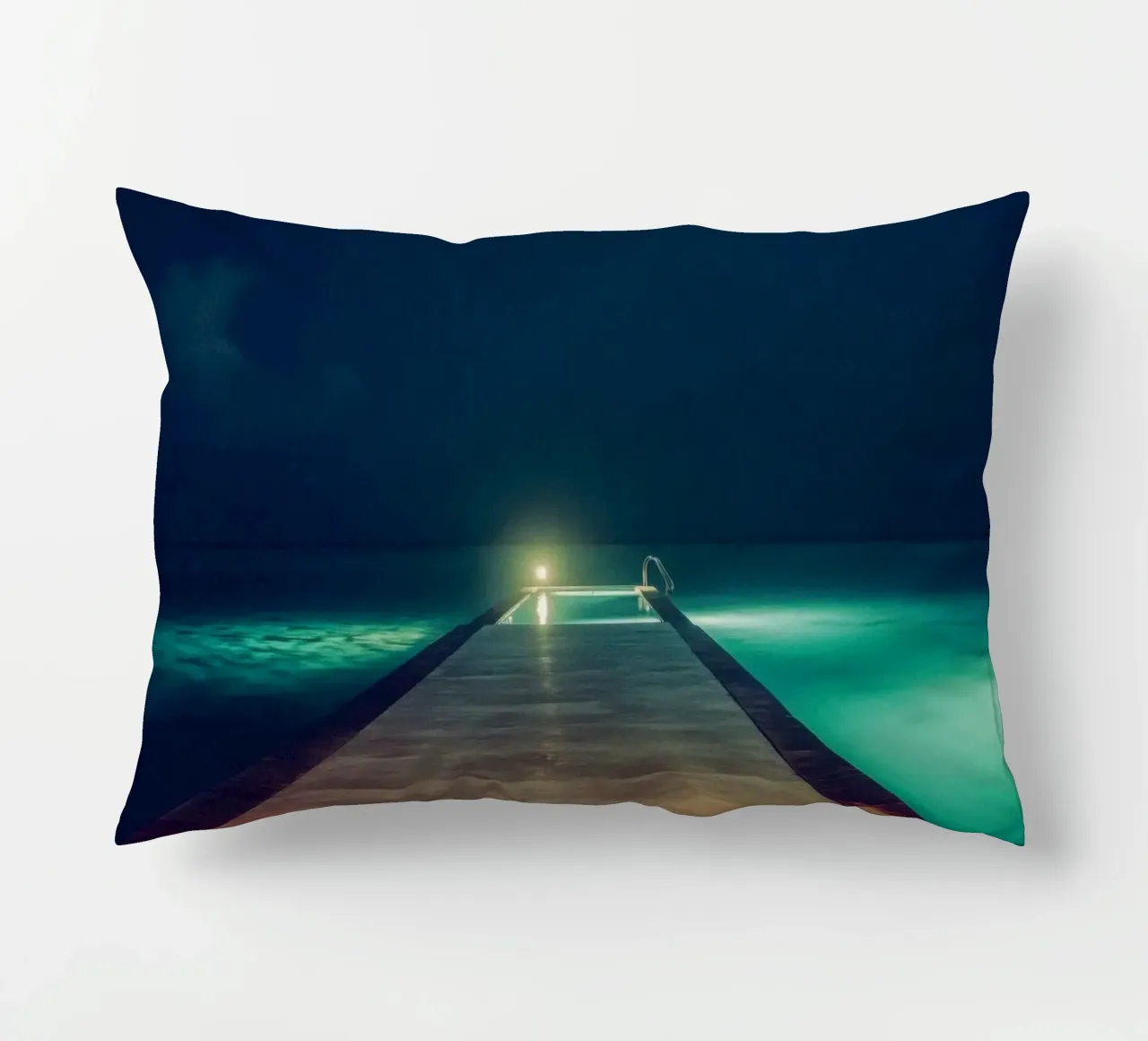 Immersioni nel silenzio - Maldive notturne cuscino da By Night