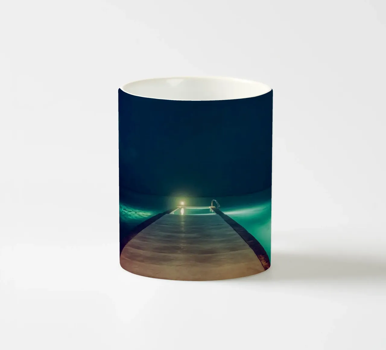 Immersioni nel silenzio - Maldive notturne tazza in ceramica da By Night