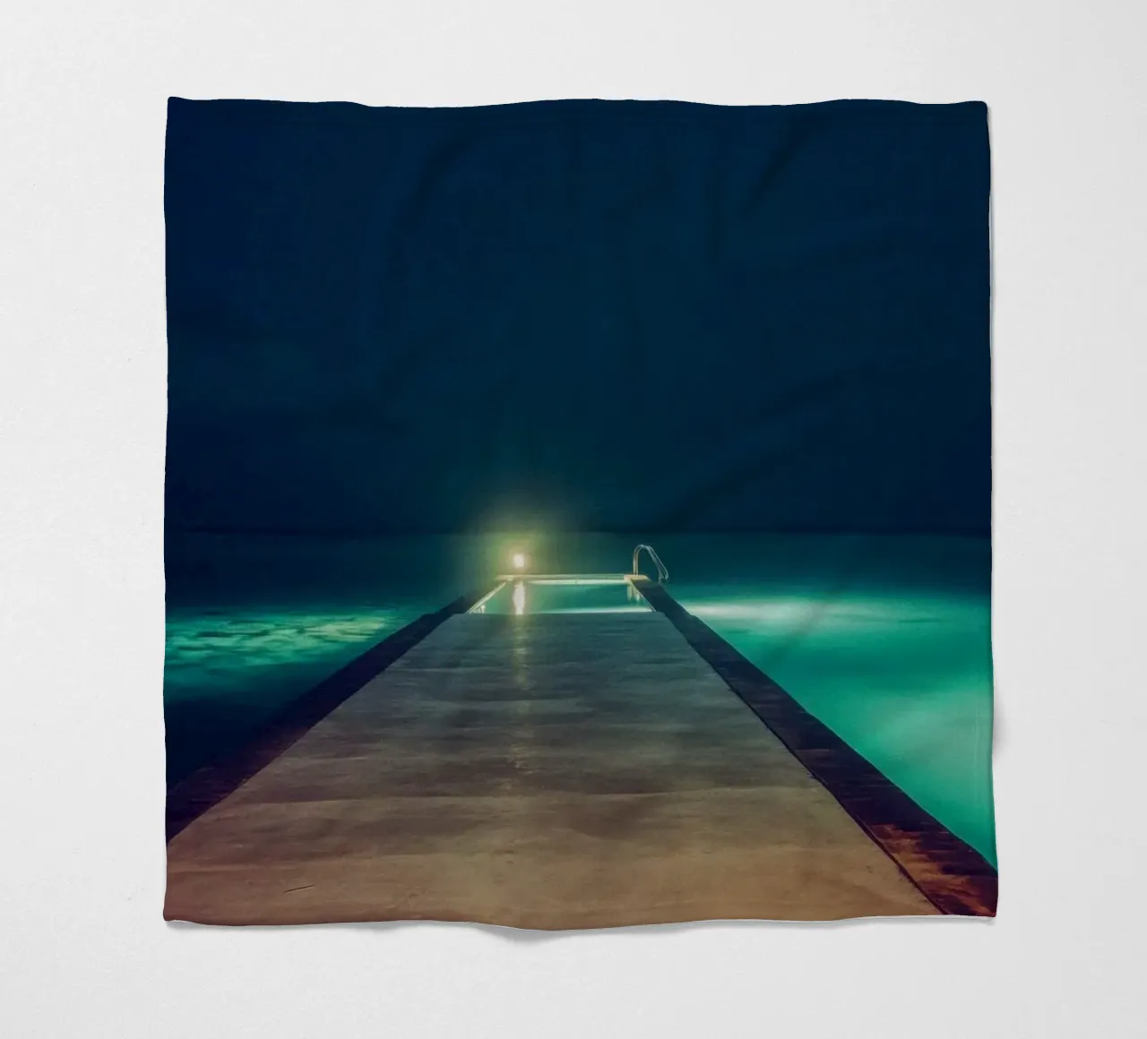 Immersioni nel silenzio - Maldive notturne coperta in pile da By Night