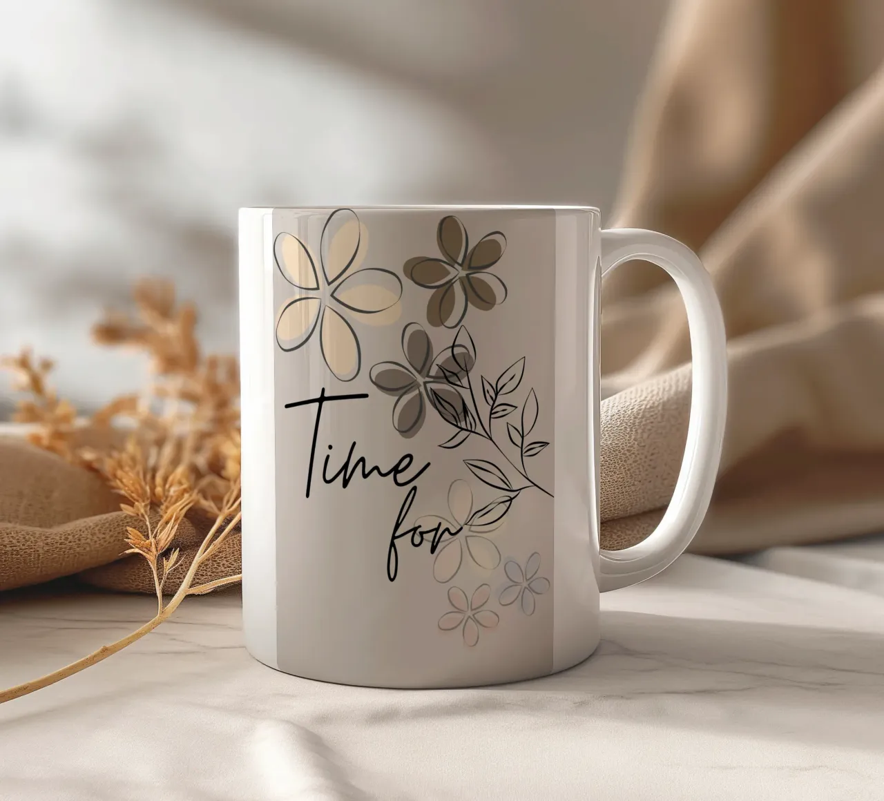 Flower Time For tazza in ceramica da Variel