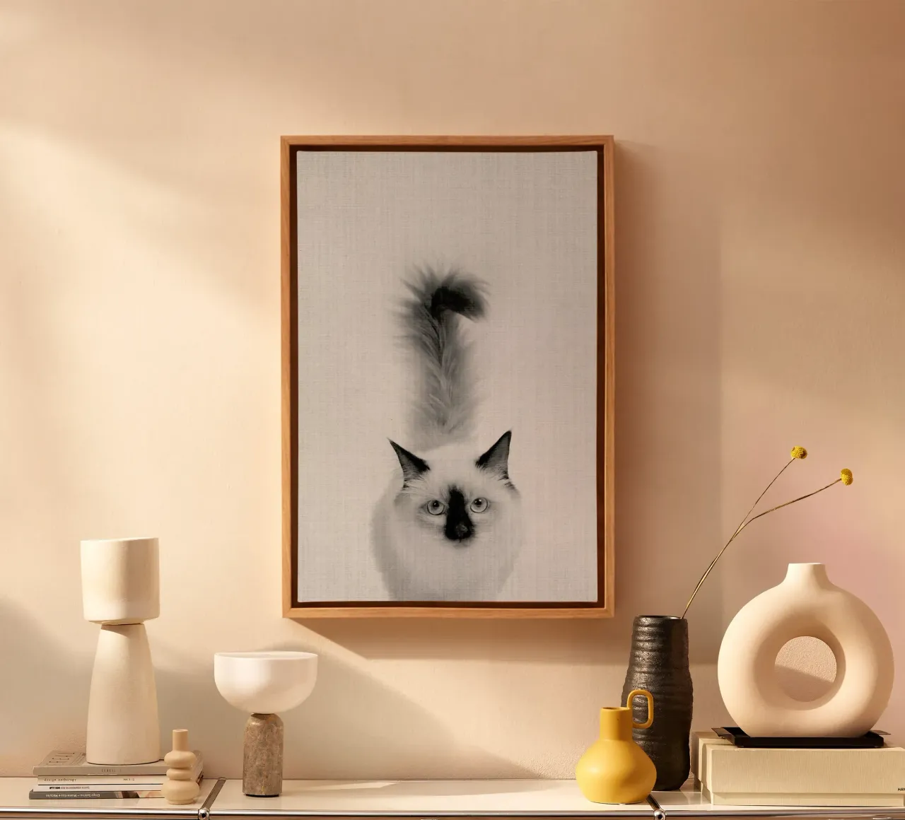 Print 68 canvas met Baklijst van Lila x Lola