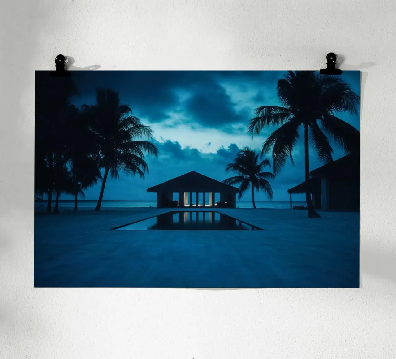 Porto notturno - Villa Maldive poster da By Night