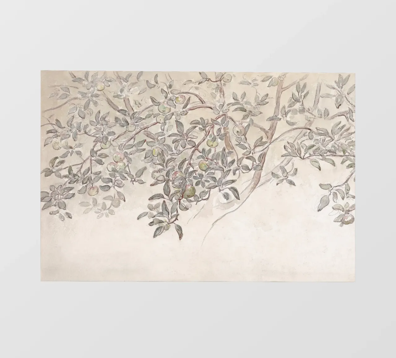 Apple Tree Watercolor telo in pvc da apoloprints