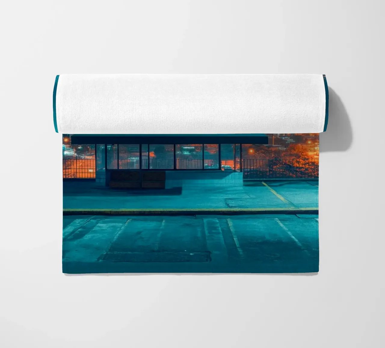Medellín, the silence of the heights beach towel by By Night