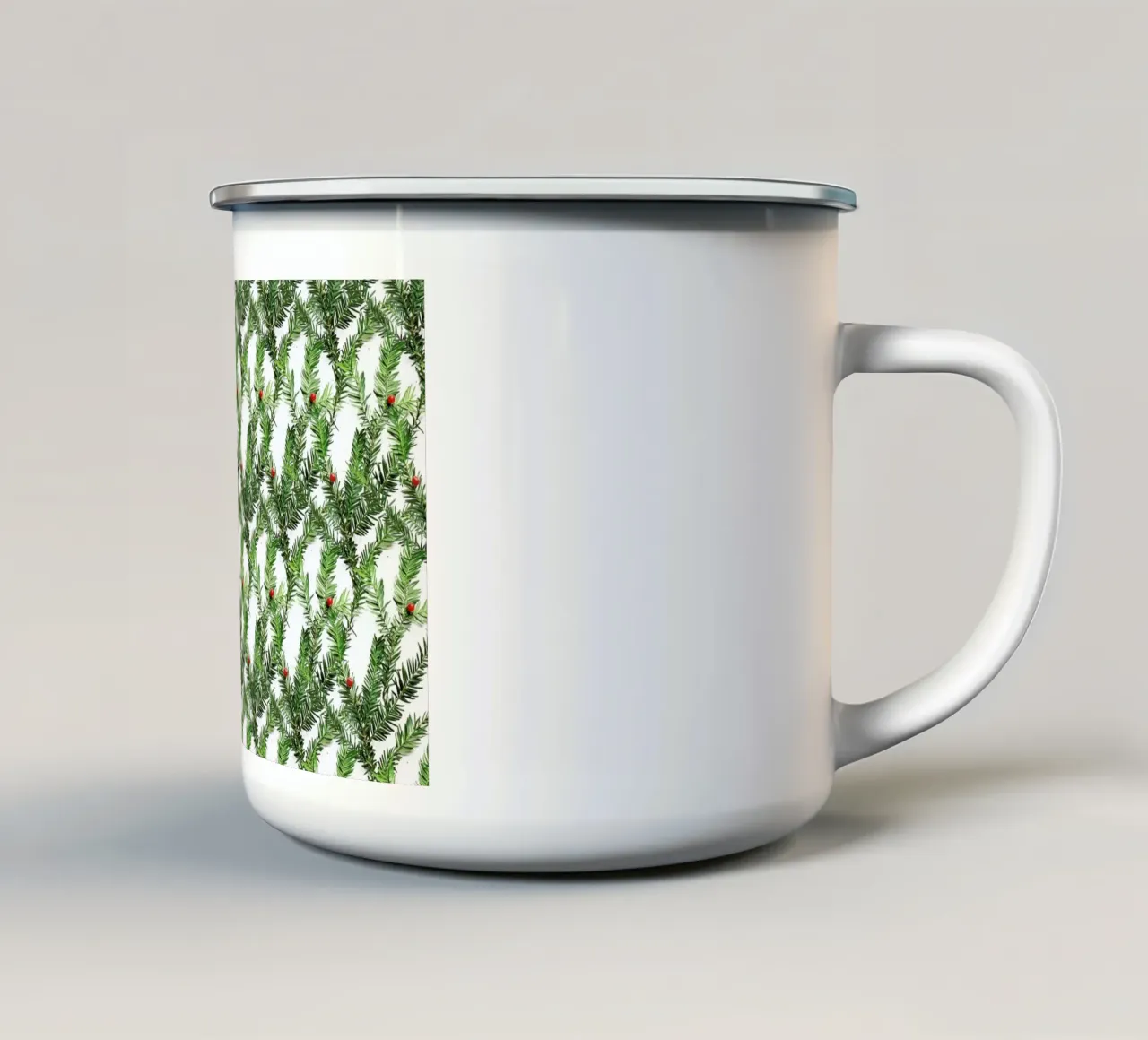 PATTERN AUTUNNALE II tazza in smalto da Elena Veronese
