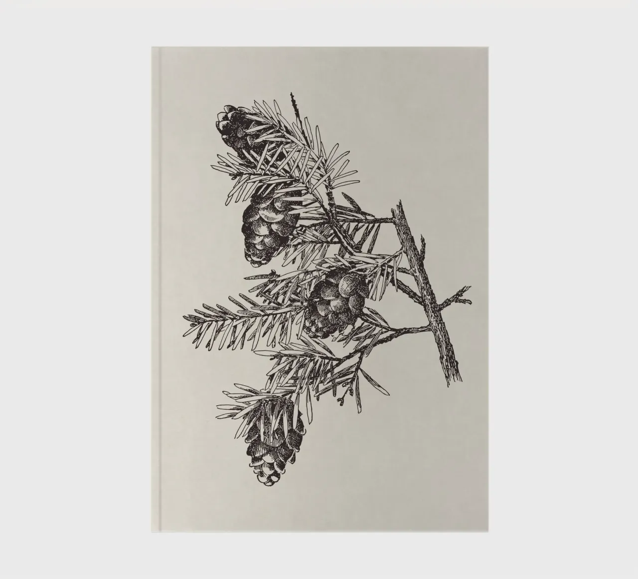 Hemlock Pinecone Sketch notebook by apoloprints