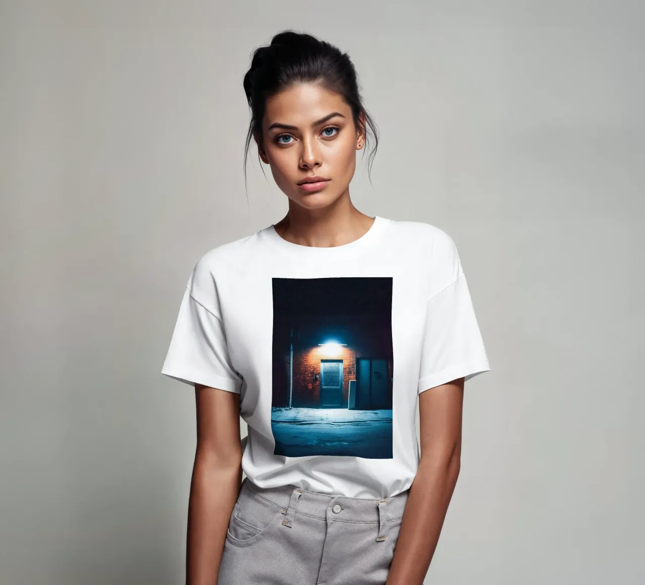 Illuminated Gate in Beijing: The Art of Simplicity t-shirt by By Night