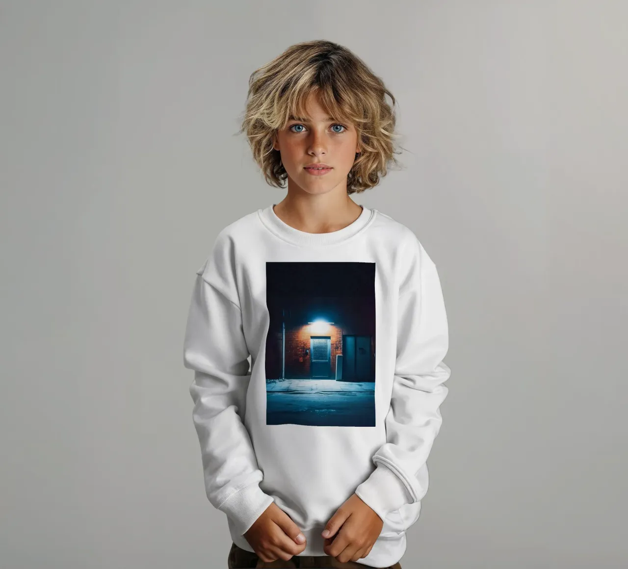 Puerta iluminada de Pekín: el arte de la sencillez sudadera para niño de By Night