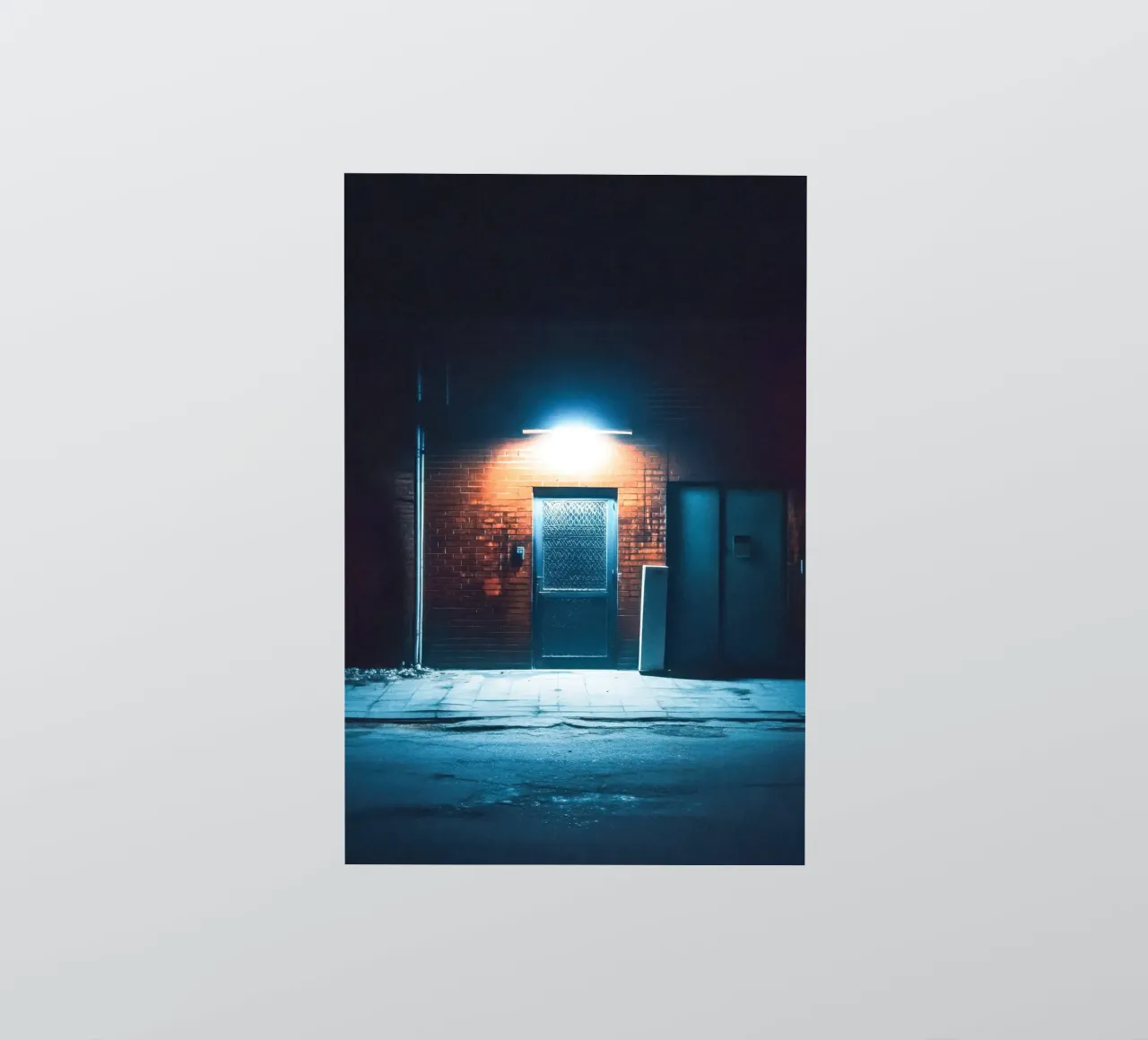 Illuminated Gate in Beijing: The Art of Simplicity sticker by By Night