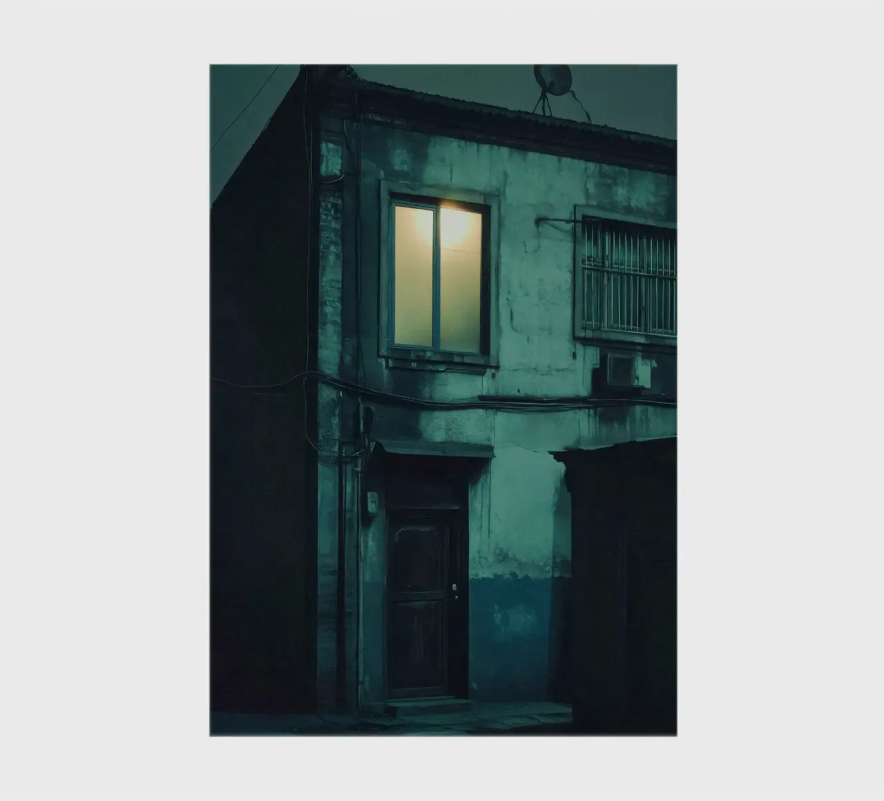 Lone Window in Beijing: A Glimmer in the Darkness notebook by By Night
