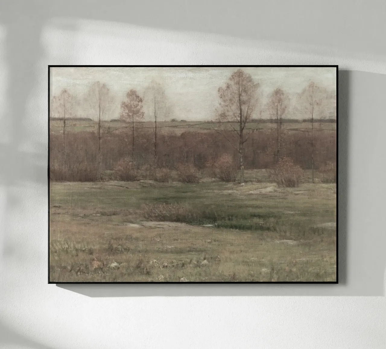 Moody Autumn Landscape acrylic glass by apoloprints