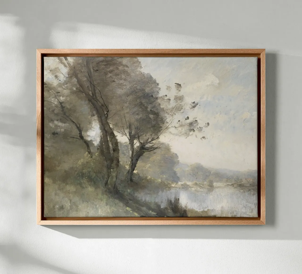 Riverside Scene canvas by apoloprints