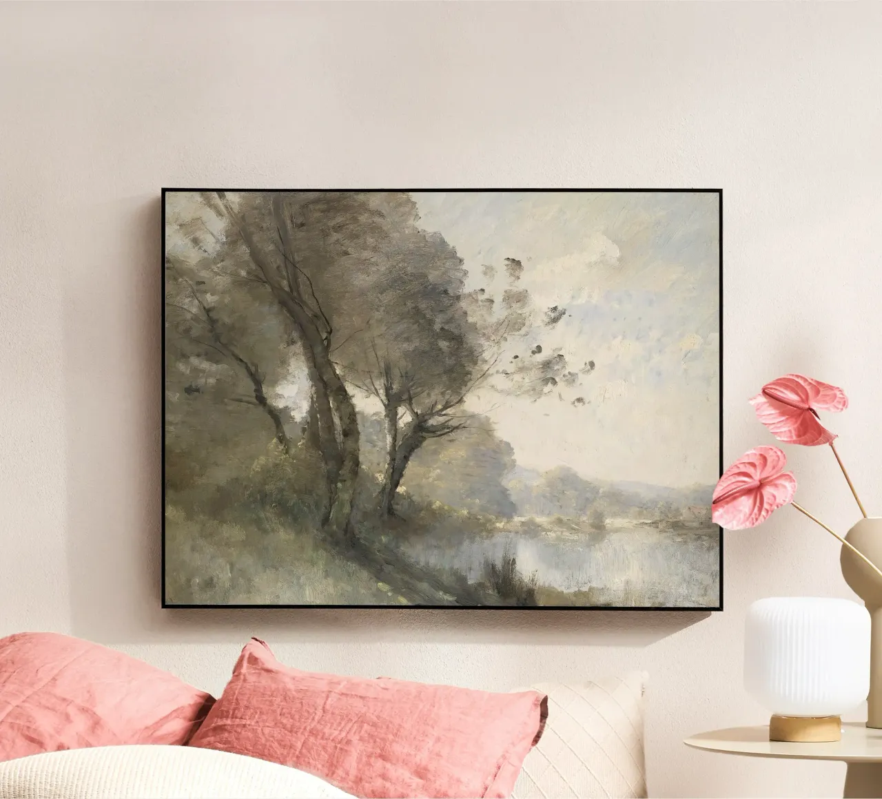 Riverside Scene acryl van apoloprints