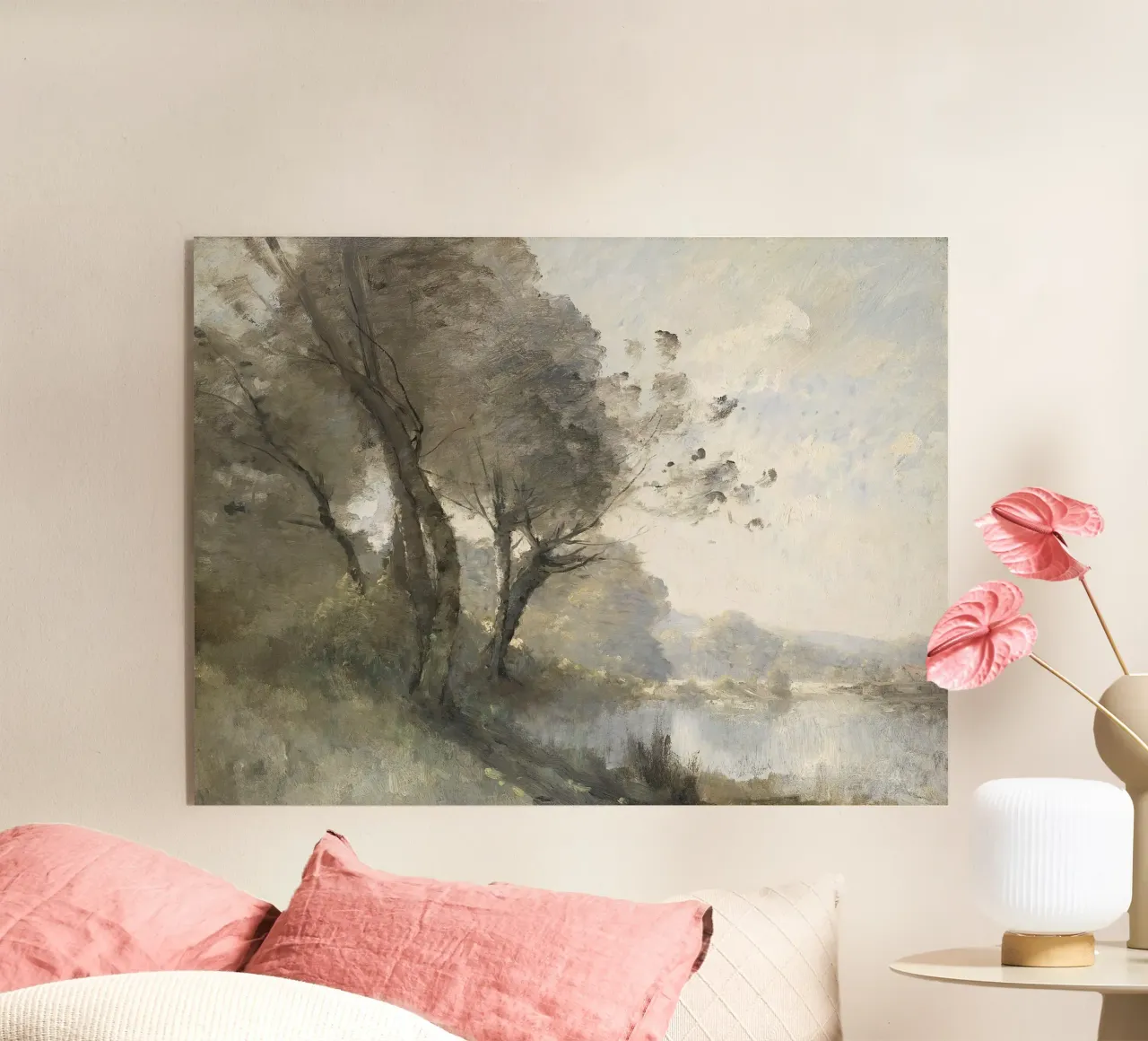 Riverside Scene acryl van apoloprints