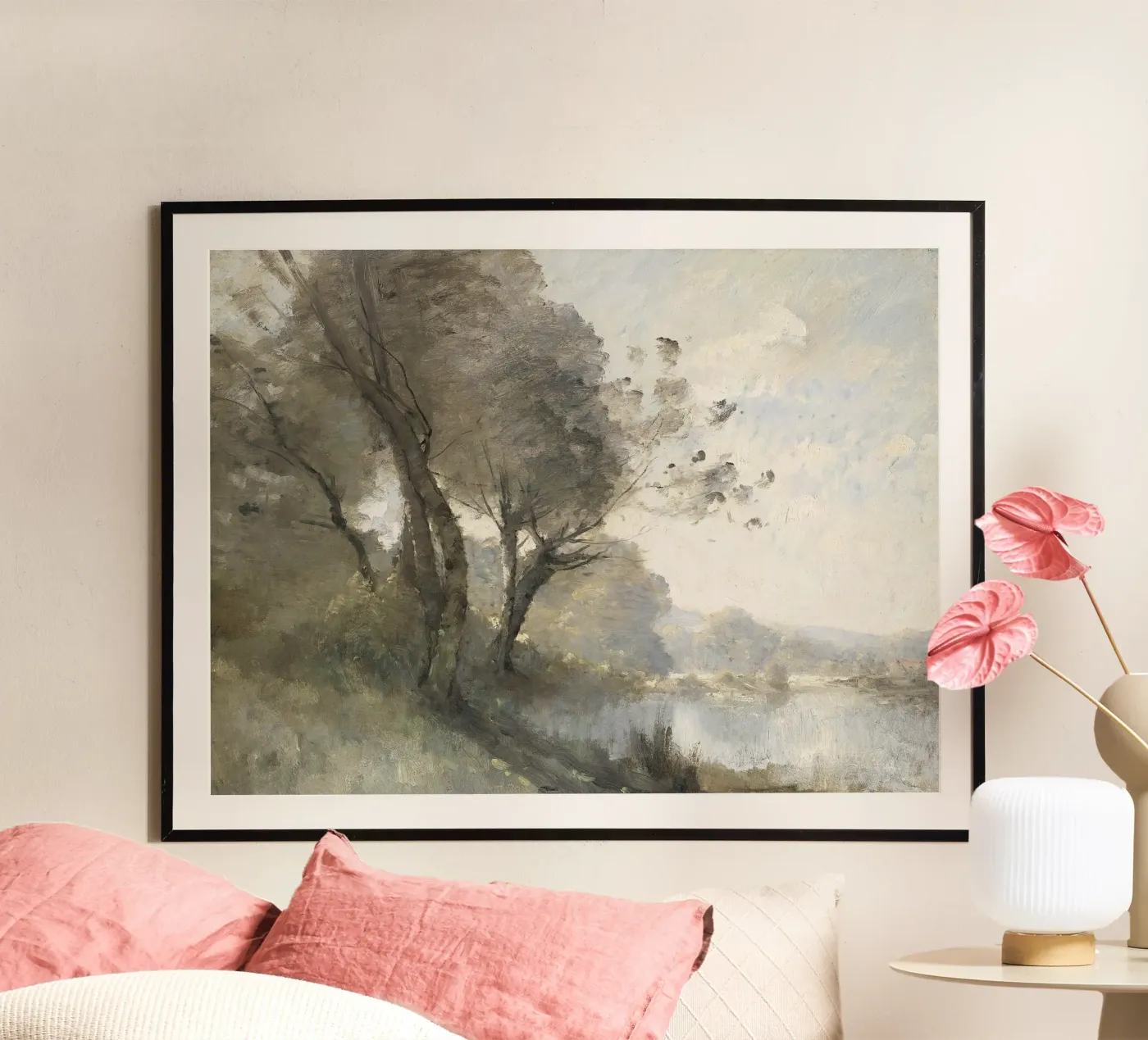 Riverside Scene poster da Apolo Prints