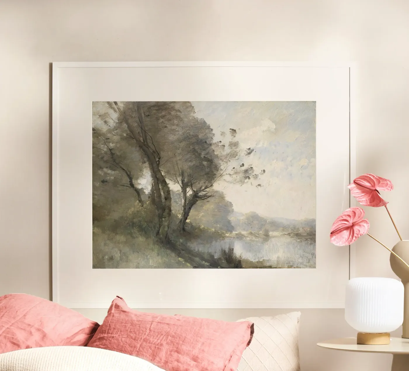 Riverside Scene poster da Apolo Prints