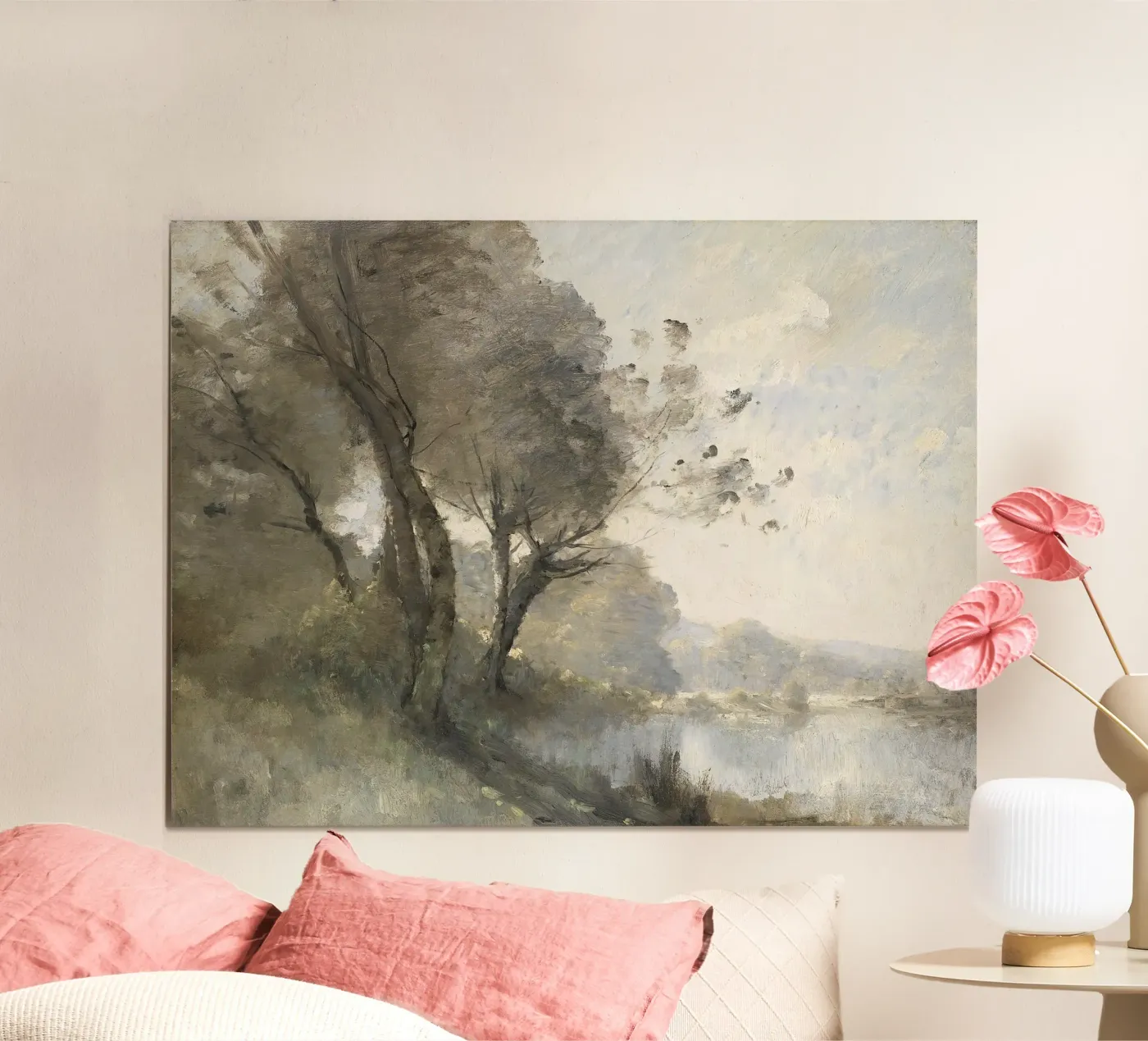 Riverside Scene poster da Apolo Prints