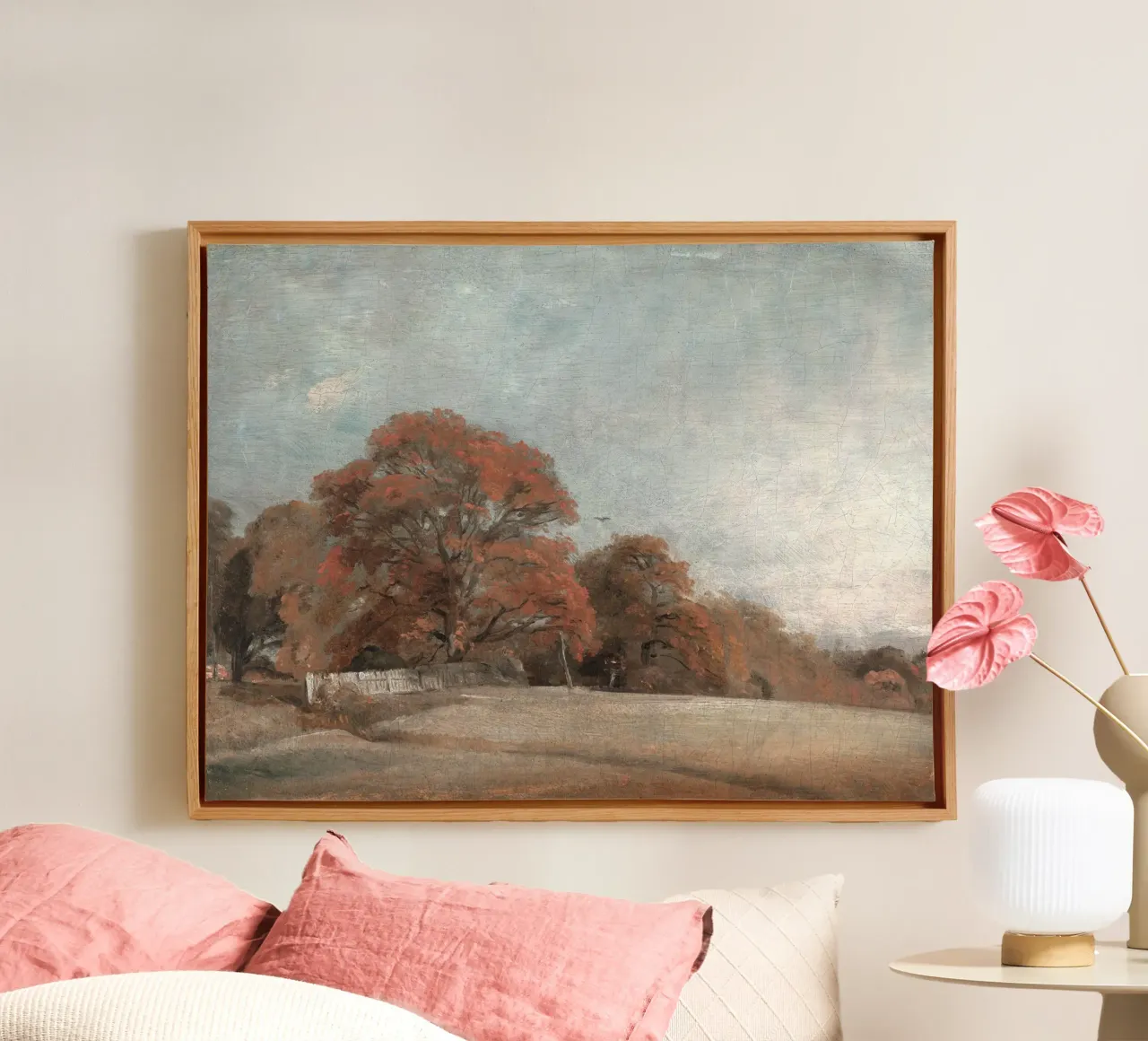 Autumn Landscape Leinwand von apoloprints
