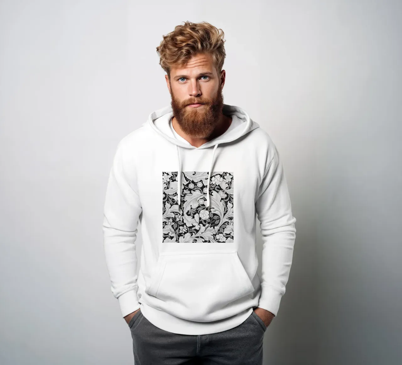 William Morris - Floreale felpa con cappuccio da William Store
