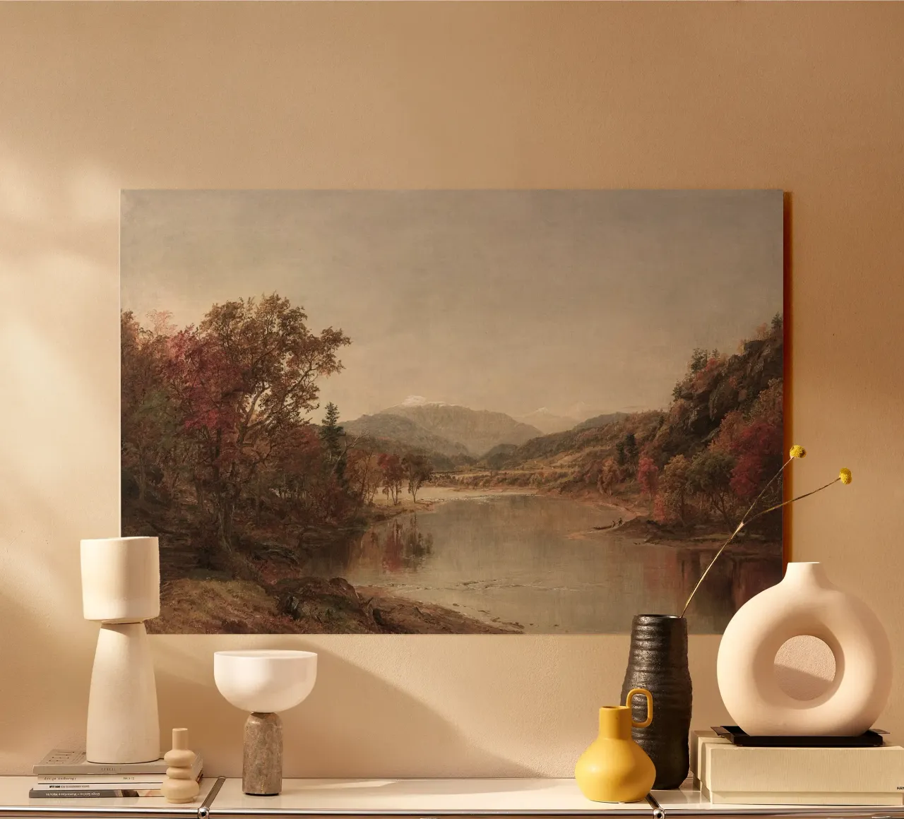 Autumn Riverside Scene plexiglass da apoloprints