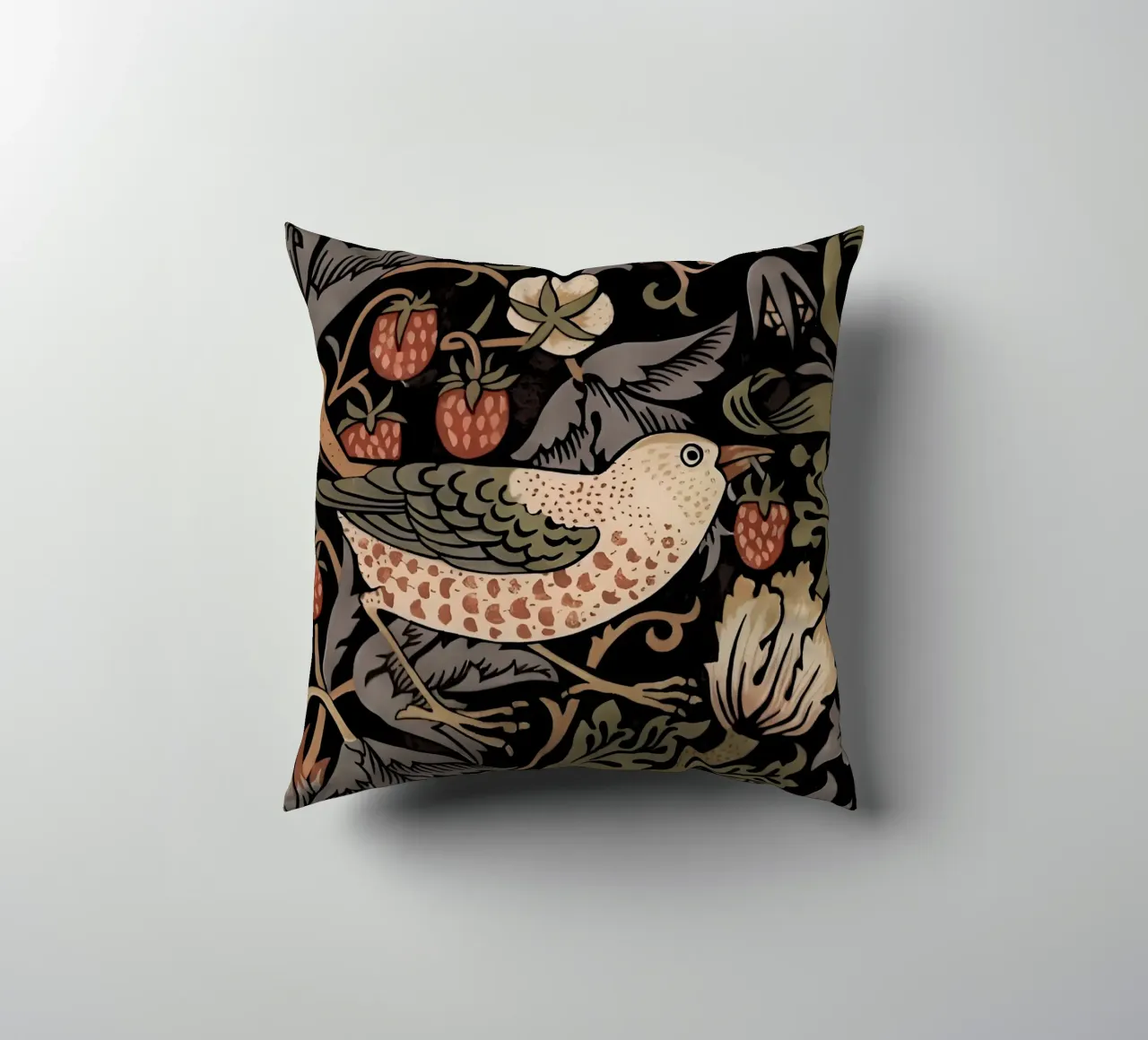 William Morris - Ladro di fragole cuscino da William Store
