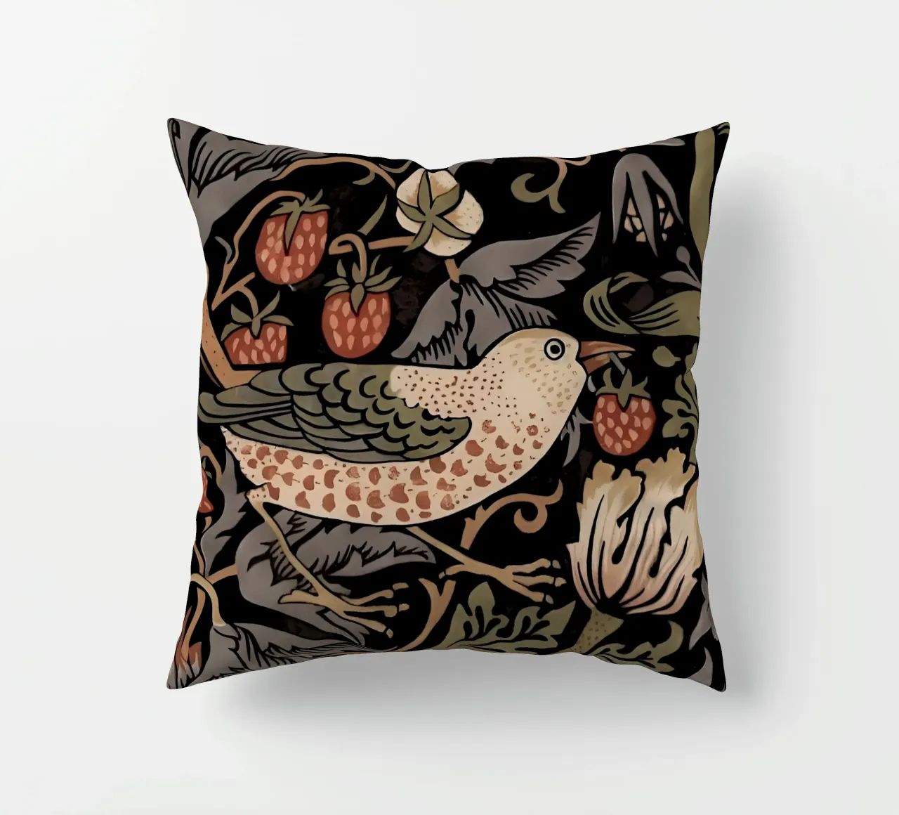 William Morris - Ladro di fragole cuscino da William Store