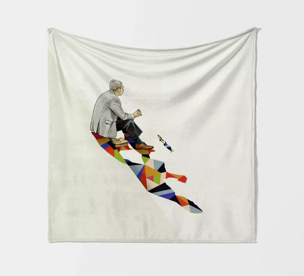Walking Shadow - Lunch plaid polaire de Jason Ratliff