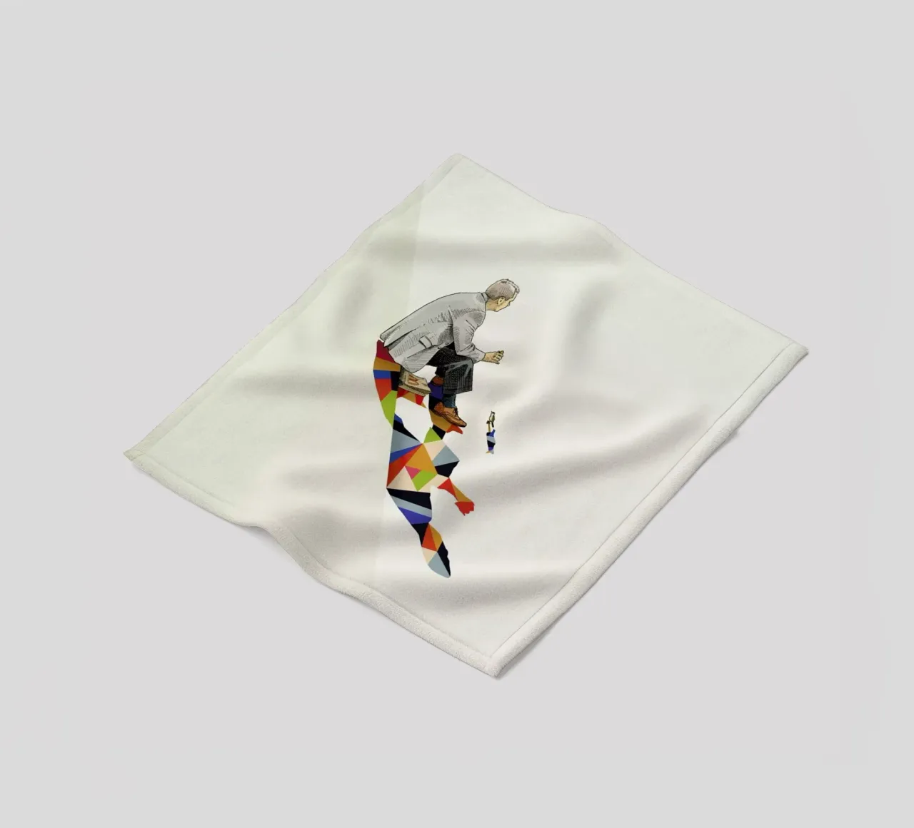 Walking Shadow - Lunch plaid polaire de Jason Ratliff